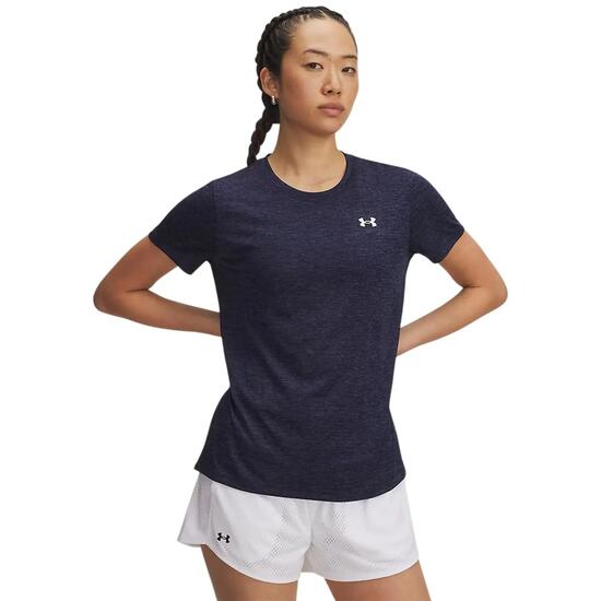 Tshirt Manches Courtes Motif/style À Nœud Femme (Bleu Nuit)