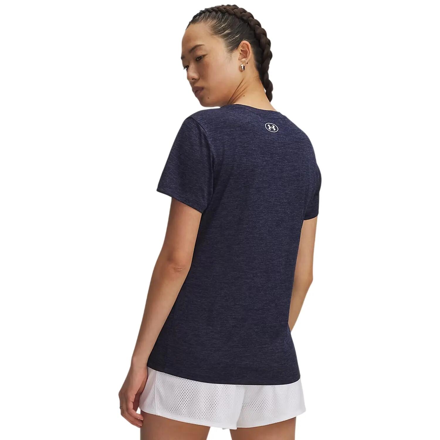 Womens/Ladies Twist ShortSleeved TShirt (Midnight Navy) 3/3