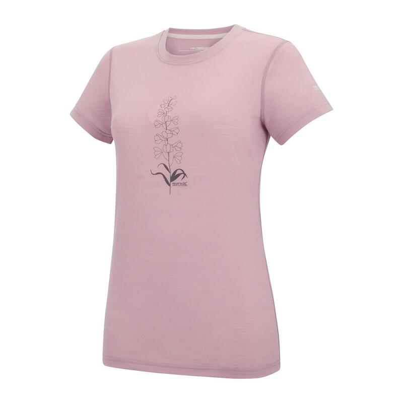 Tricou Drumeții În Natură Regatta Escade Flower Femei