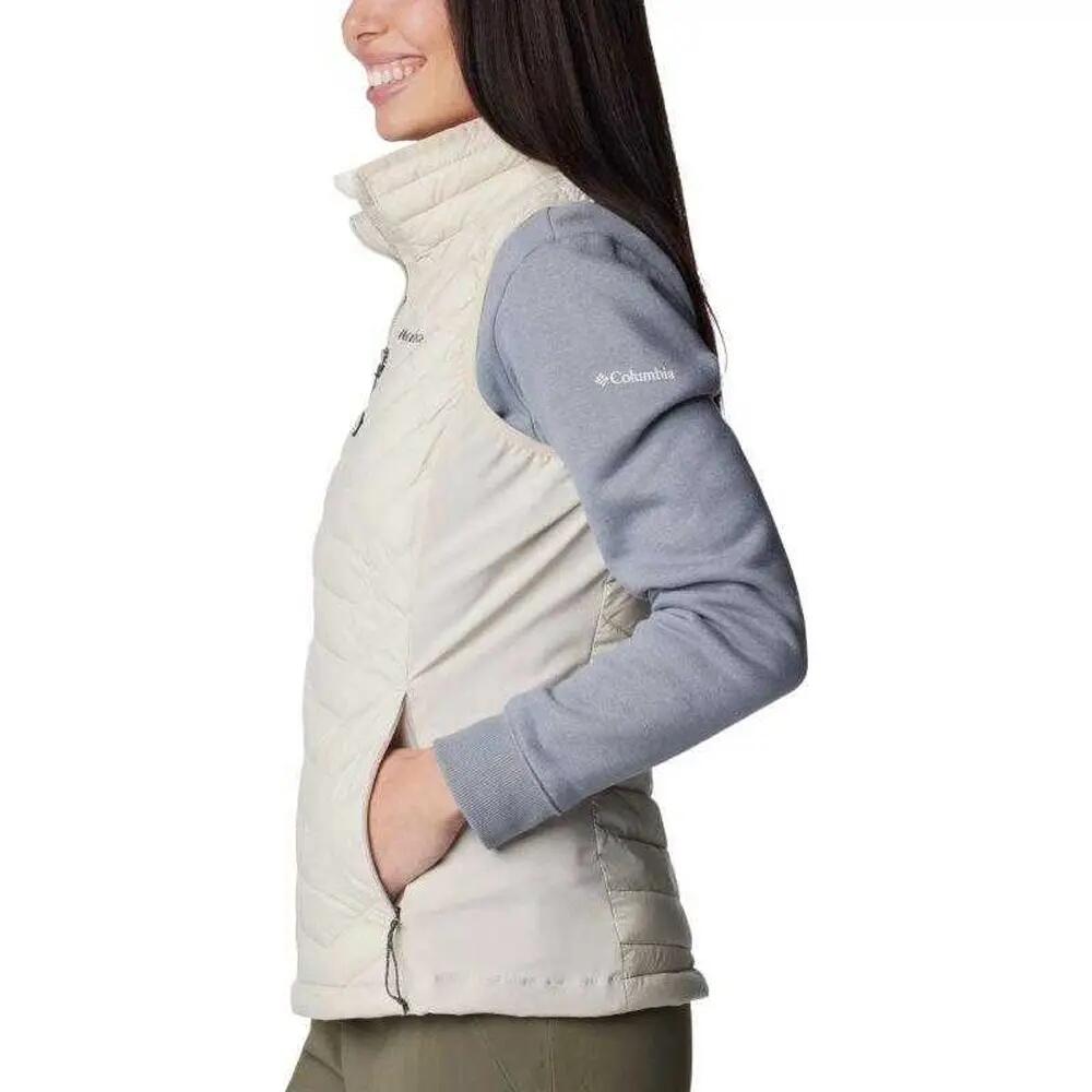 Gilet Trapuntato Donna Columbia Powder Pass Beige 4/7