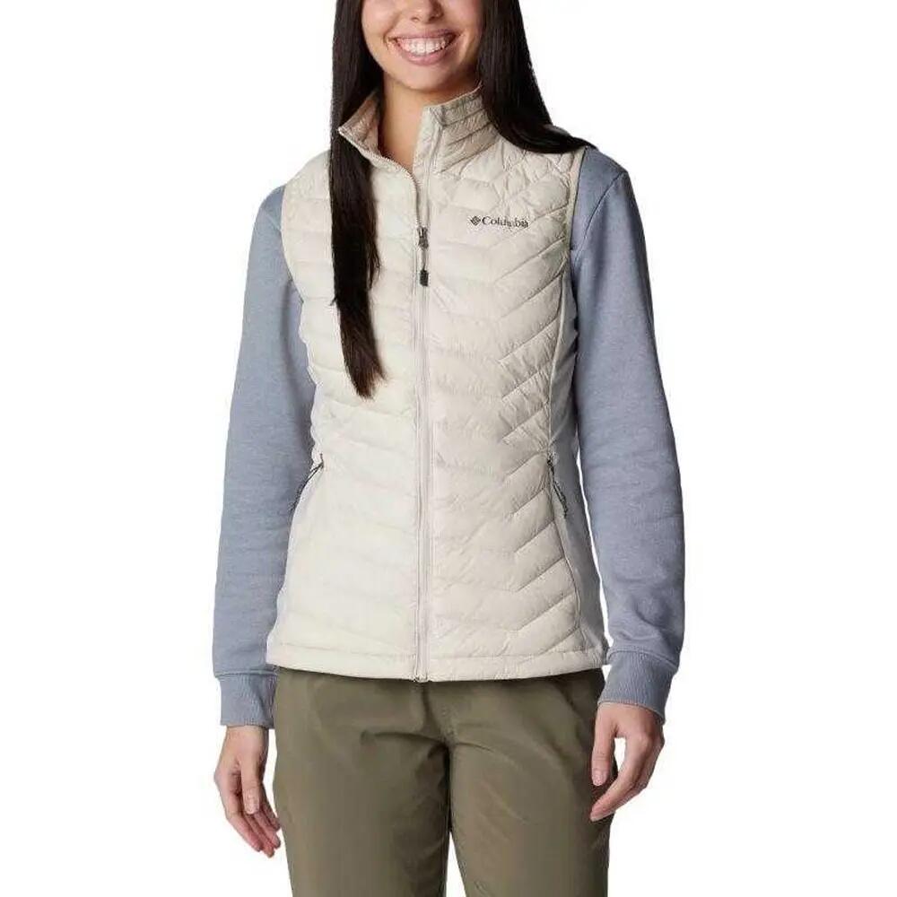 Gilet Trapuntato Donna Columbia Powder Pass Beige 2/7