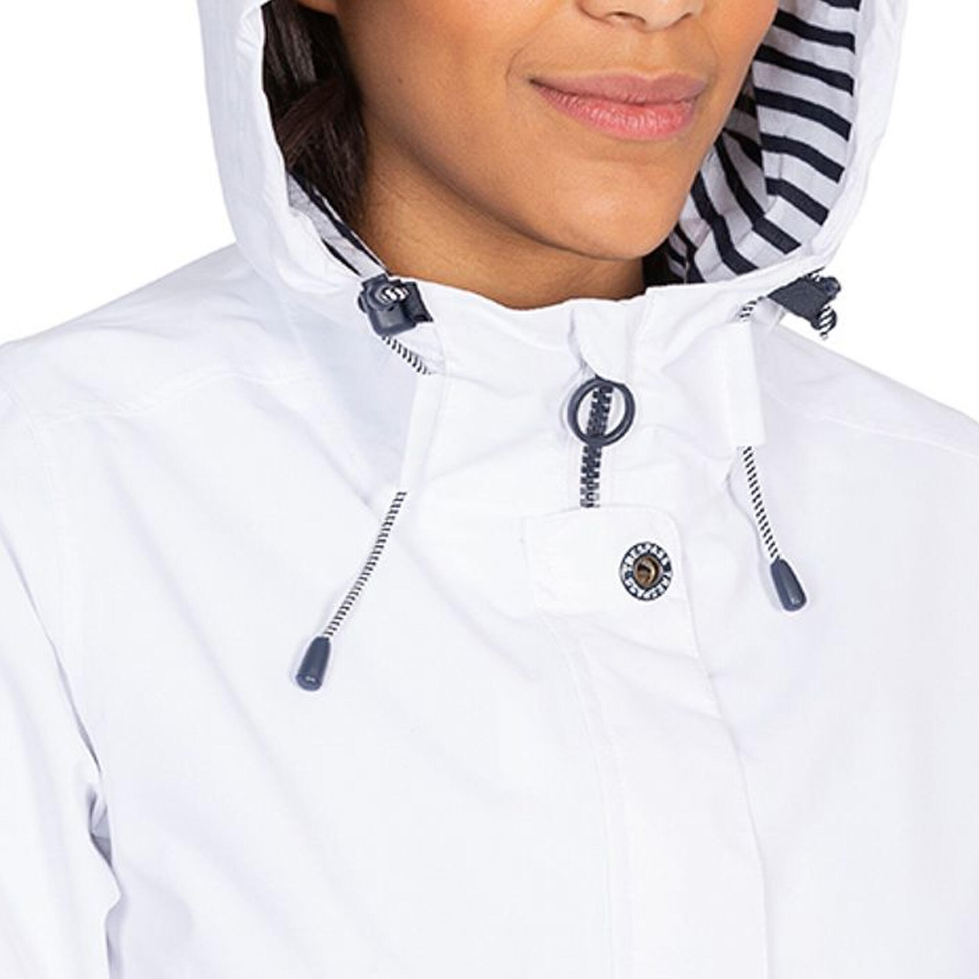 Giacca Impermeabile Donna Trespass Flourish Bianco 4/5