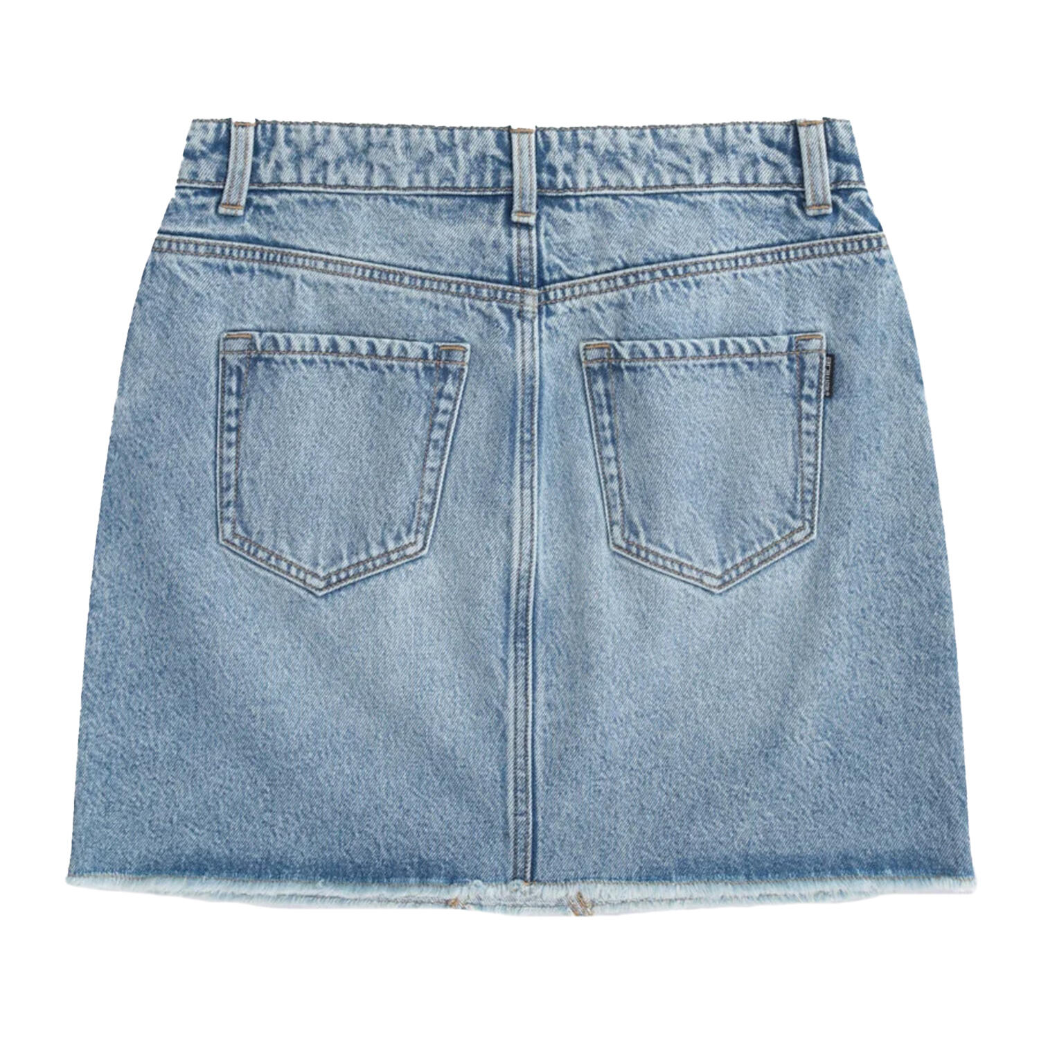 Womens/Ladies Kate Denim Mini Skirt (Blue) 2/4