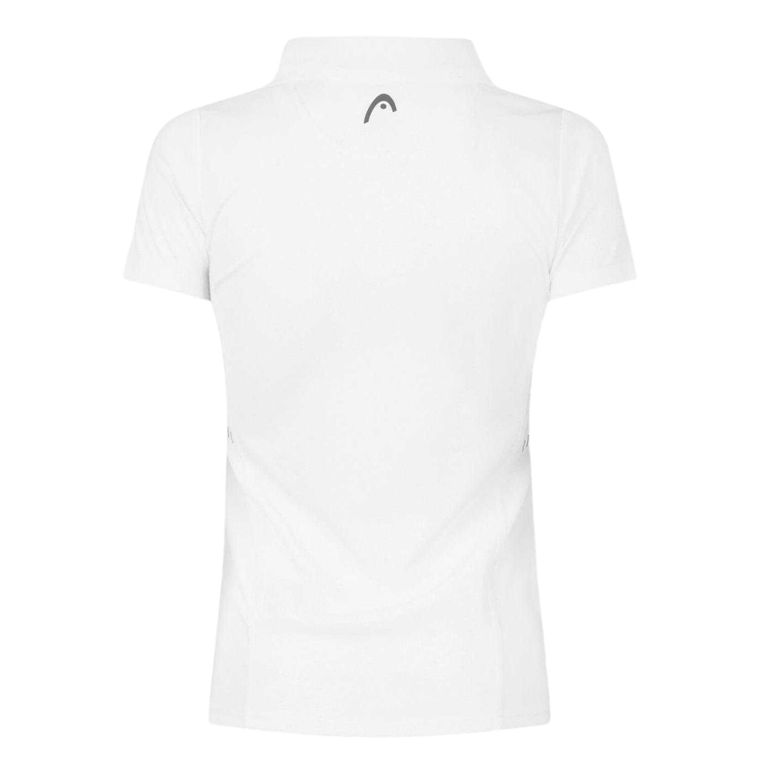 "Club" Poloshirt für Damen Weiß 2/3