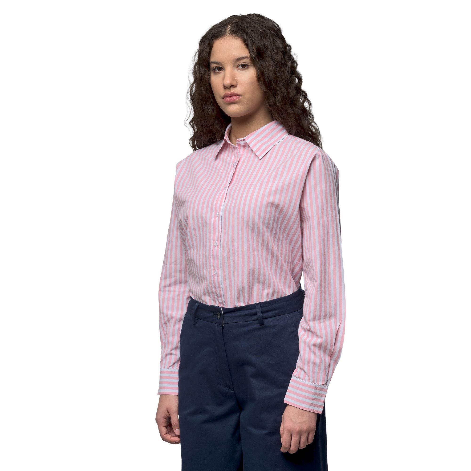 Camicia da donna in cotone bianco da casual 4/6