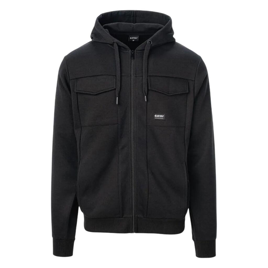 Mens Barin Full Zip Hoodie (Black)