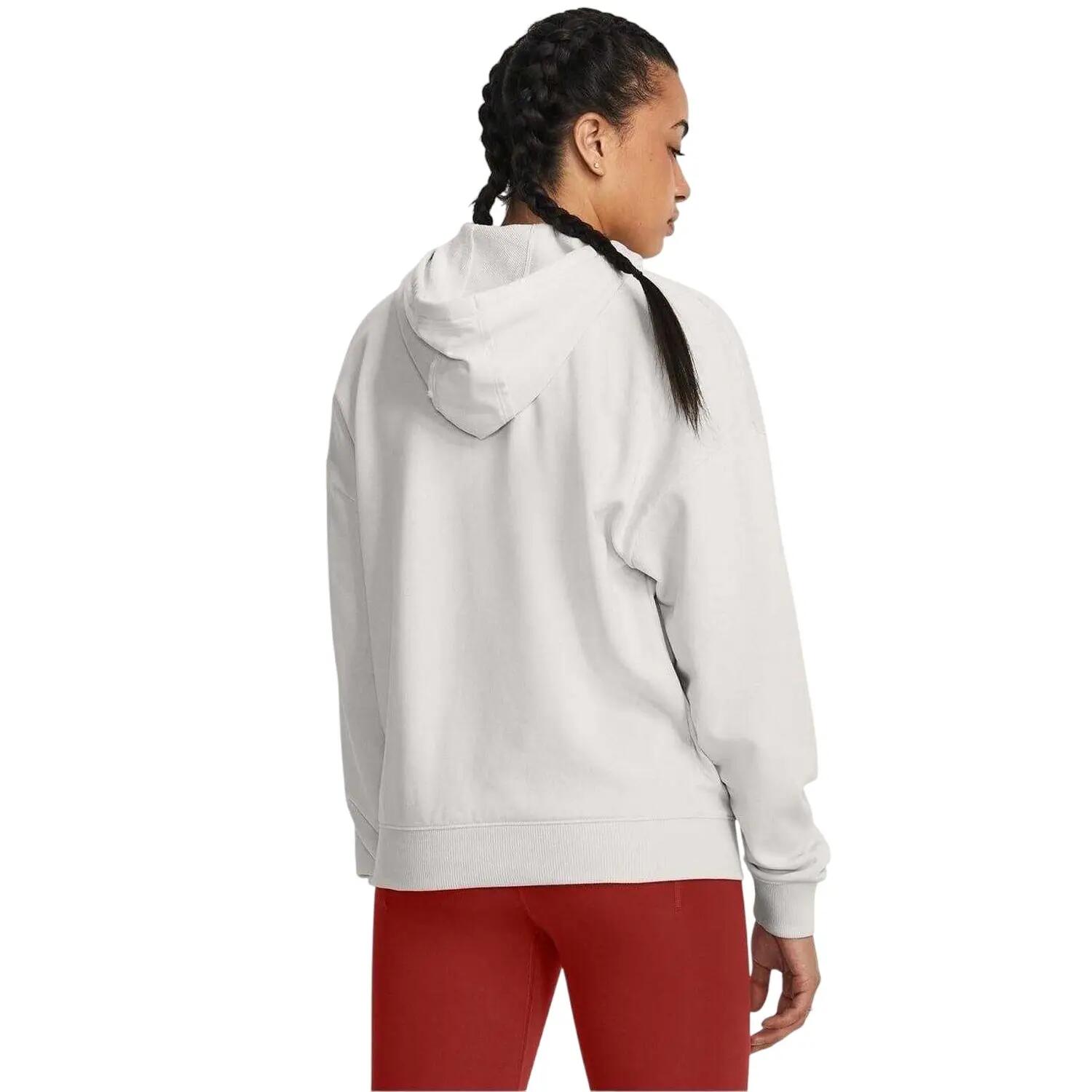 "Project Rock" Kapuzenpullover für Damen Weiß 3/4