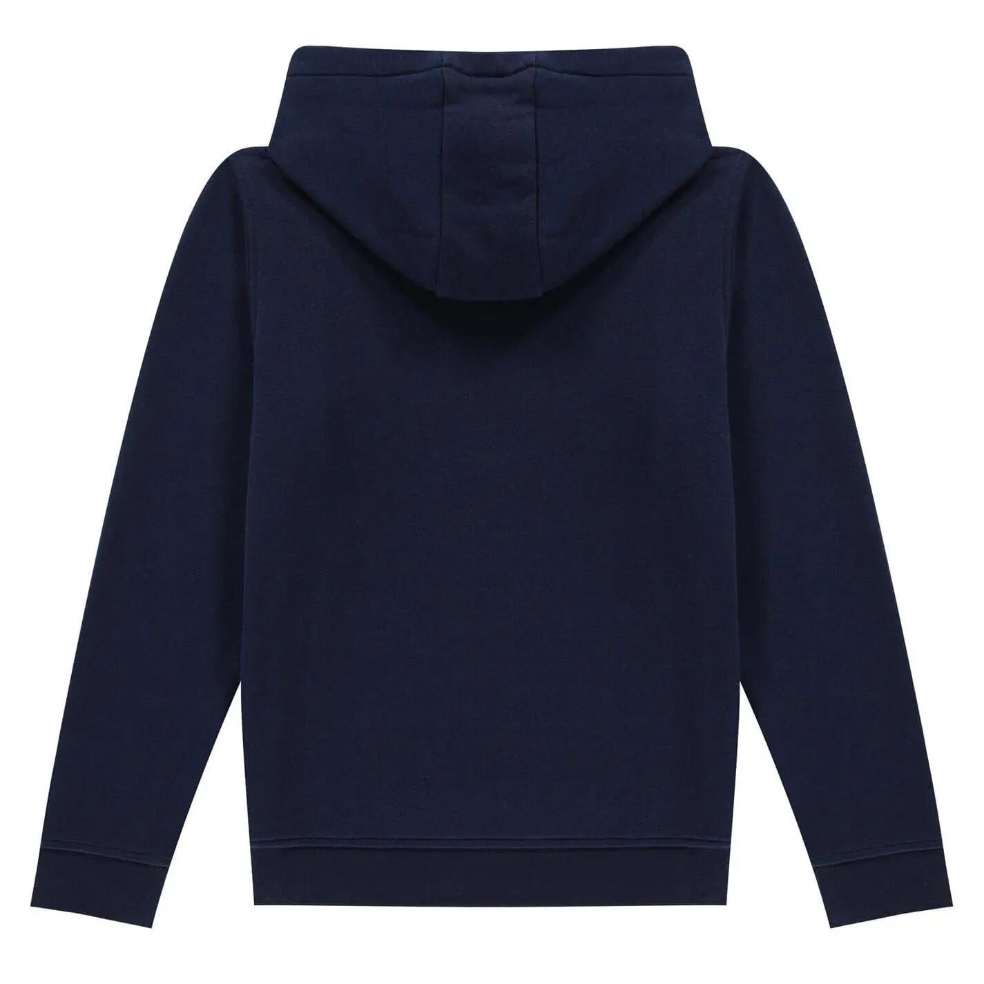 Felpa Con Cappuccio Bambini Lacoste Oth Blu Navy 2/2