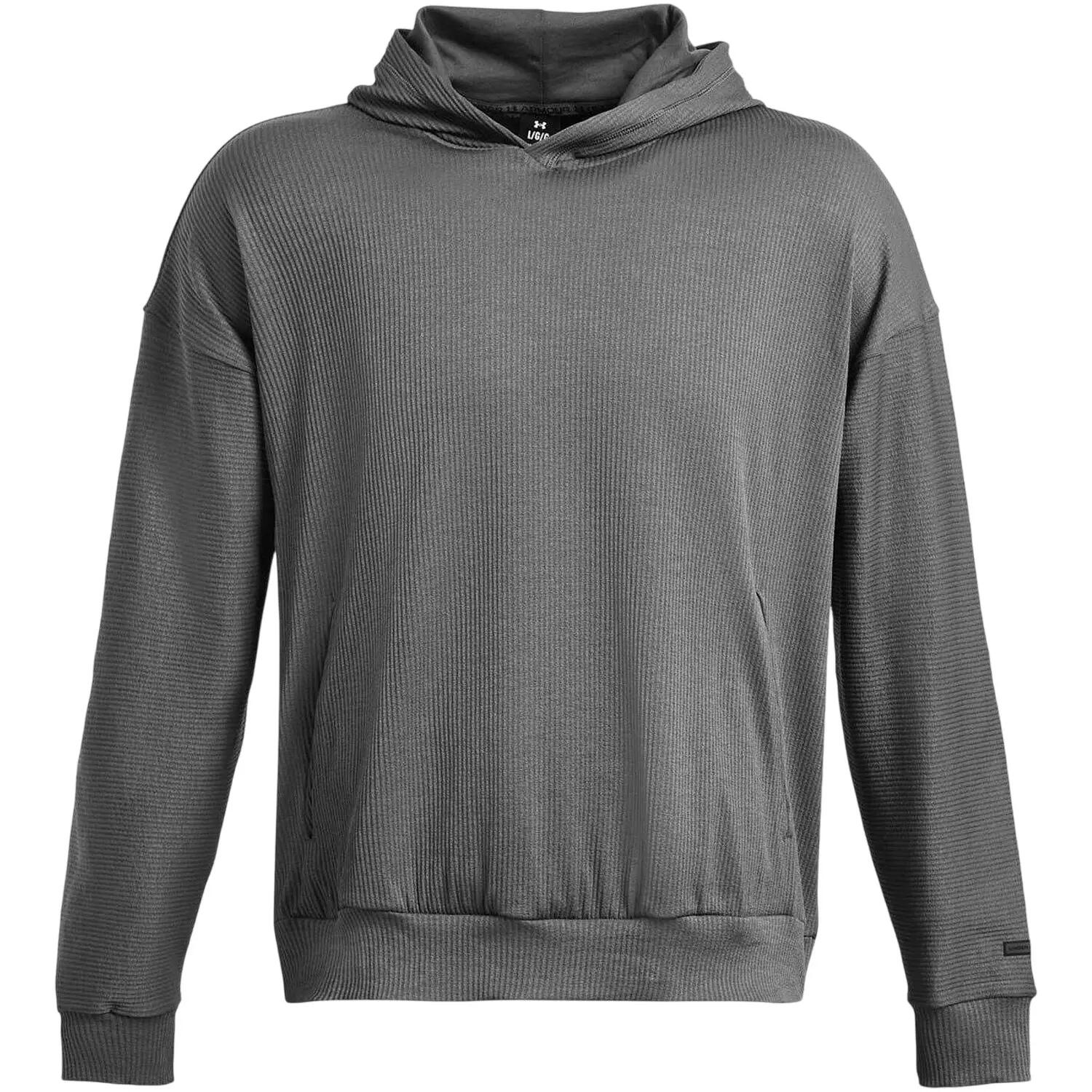 Mens Relaxed Fit Hoodie (Grey) 2/6