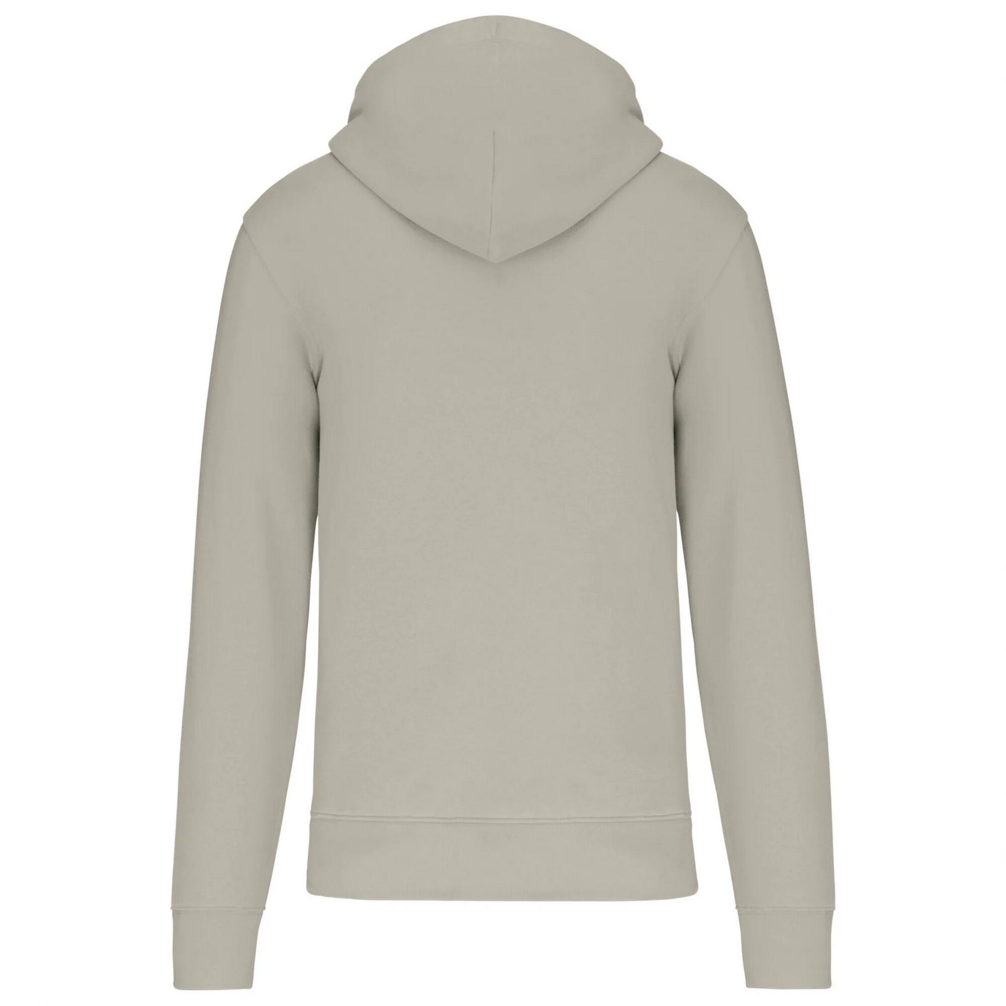 Felpa Con Cappuccio E Zip Intera Uomo Kariban Argilla 2/3