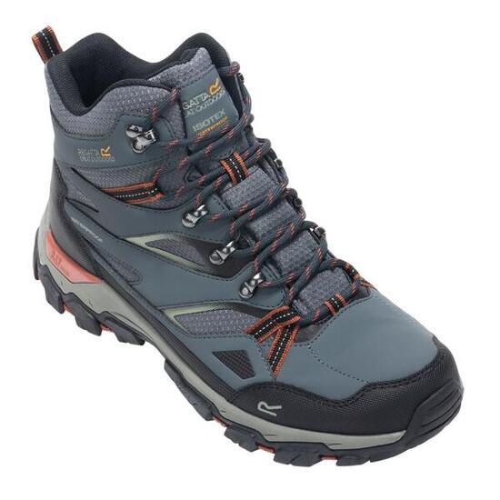 Chaussures Montantes De Marche HOLCOMBE Homme (Gris Foncé / Orange)