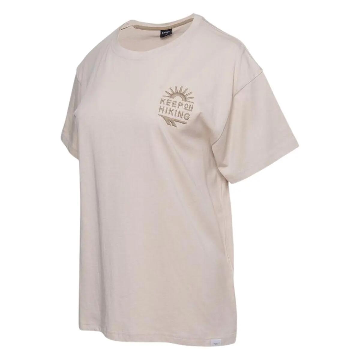 Camiseta Ameli para Mujer Beige 3/4