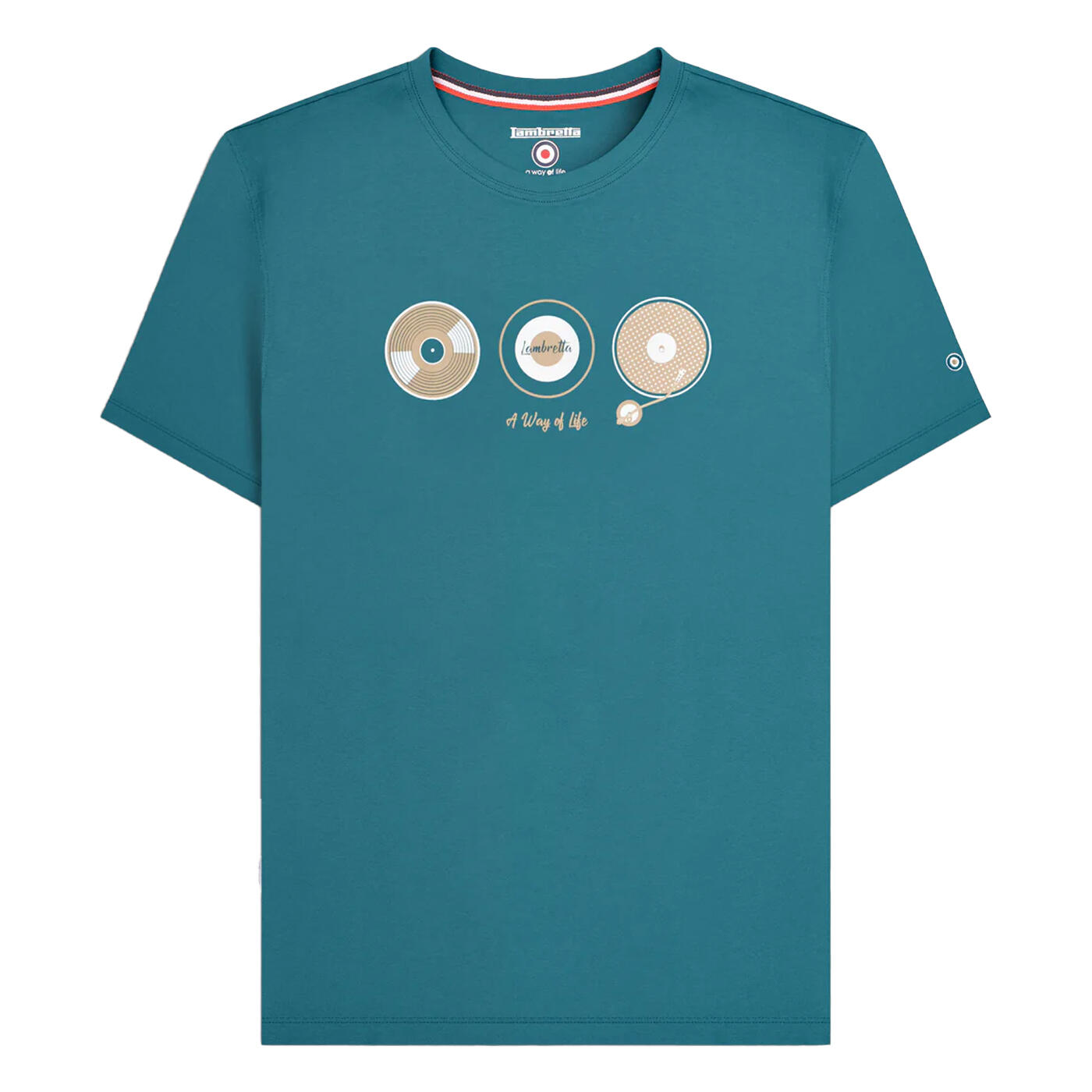 Tshirt A WAY OF LIFE Homme (Bleu Sarcelle) 2/3