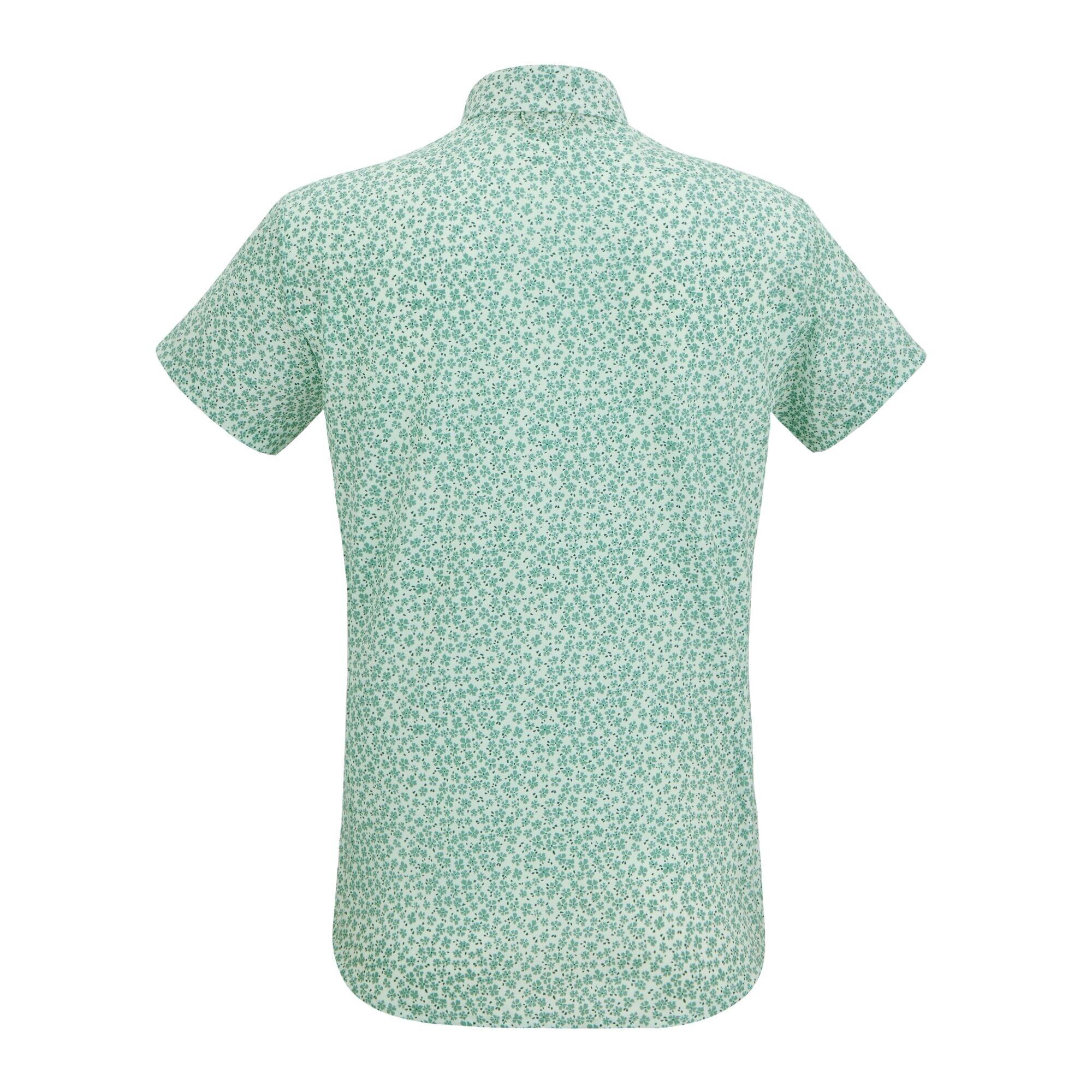 Camicia Fiori Maniche Corte Donna Regatta Travel Light A Malapena Bianco 2/4