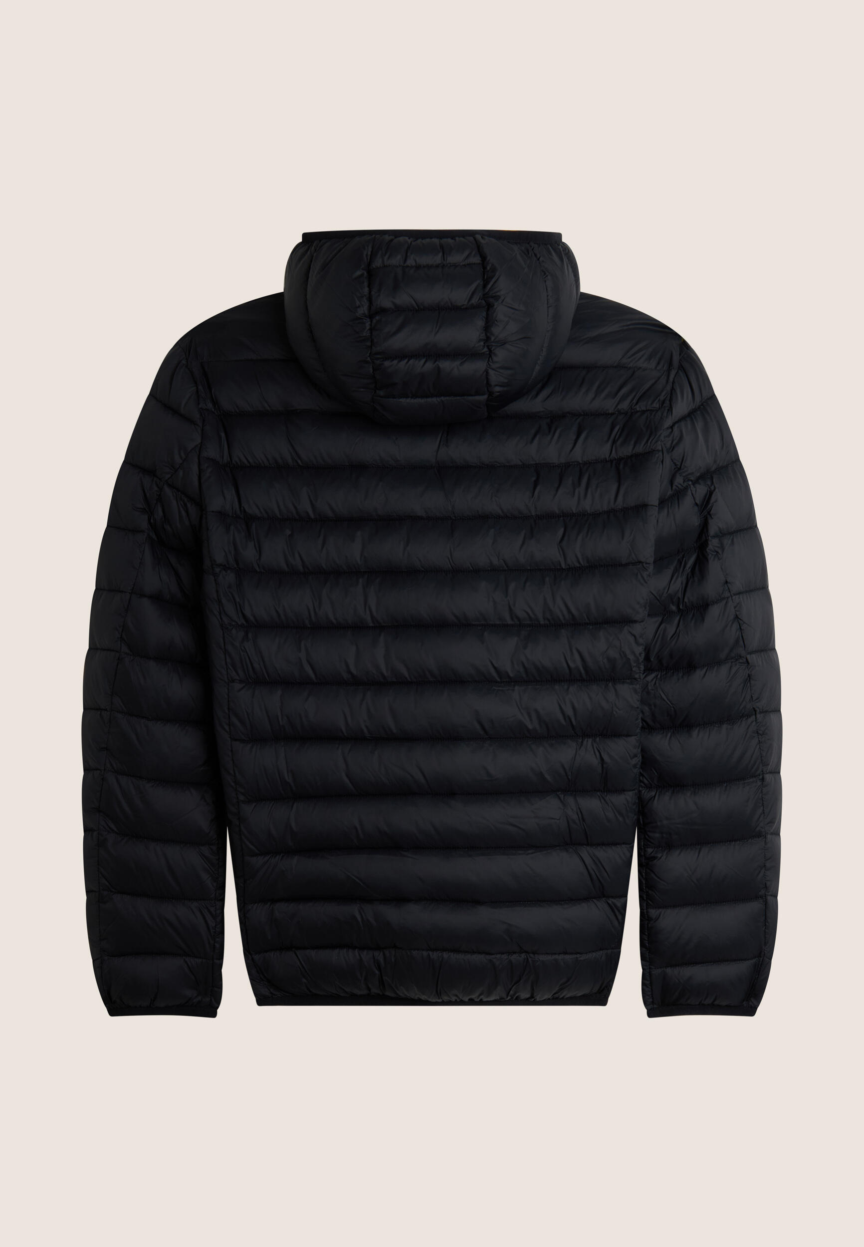 Doudoune matelassée avec devant en softshell, fermeture zippée et capuche 2/3