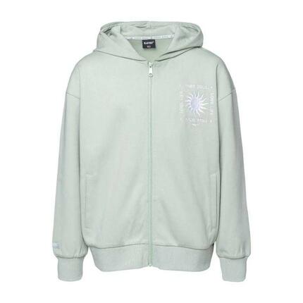 Rigel Full Zip Hoodie Kinderen/Kinderen (Groen)