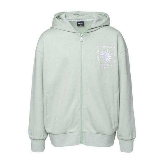 Rigel Full Zip Hoodie Kinderen/Kinderen (Groen)