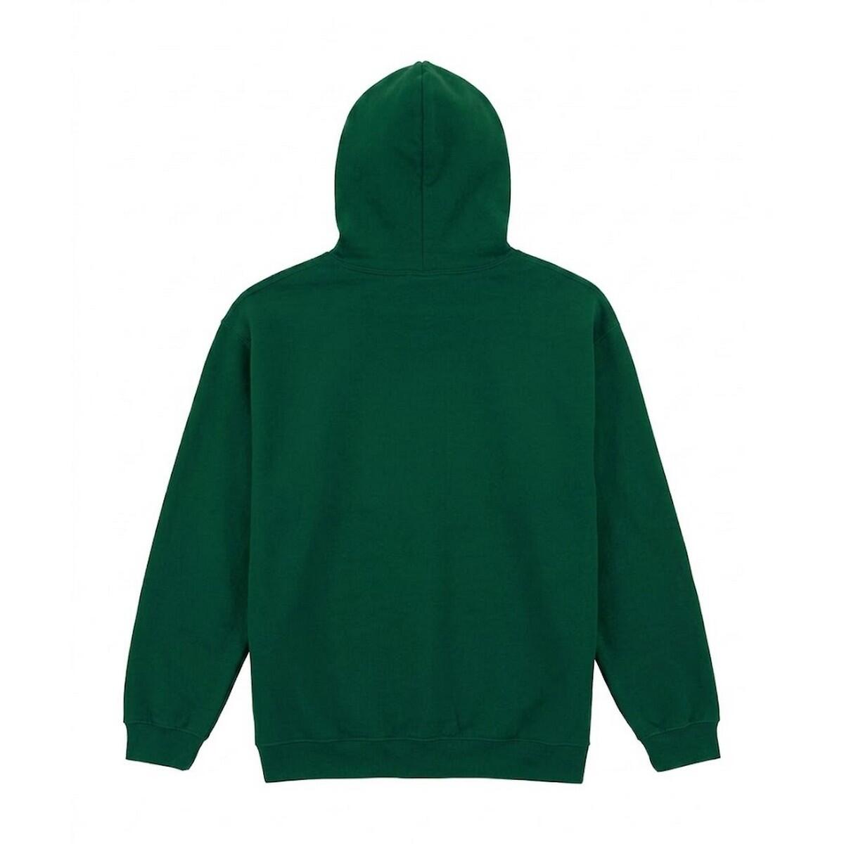 Sweat Uni À Capuche HEAVY BLEND Homme (Vert Foncé) 2/2