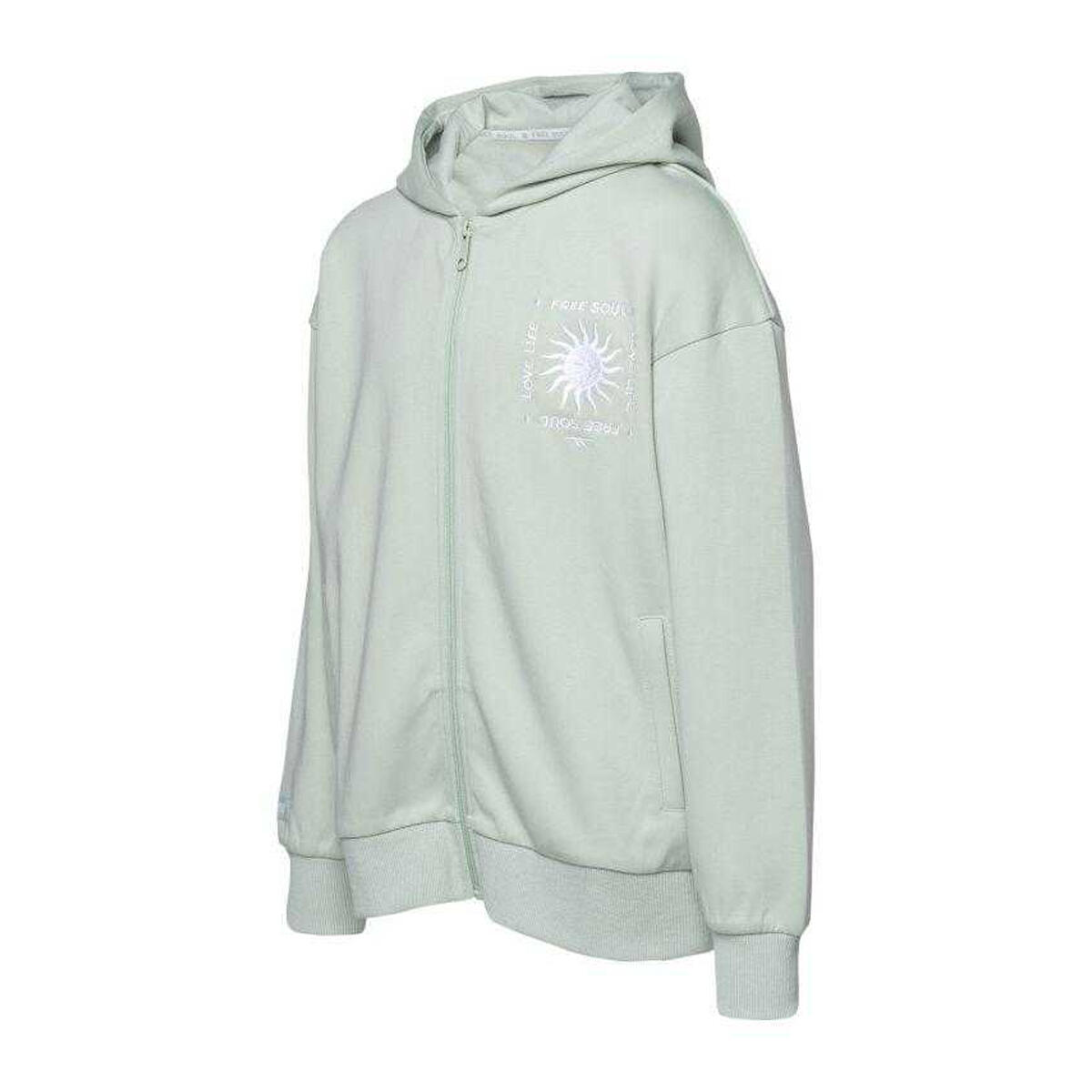 Rigel Full Zip Hoodie Kinderen/Kinderen (Groen) 3/3