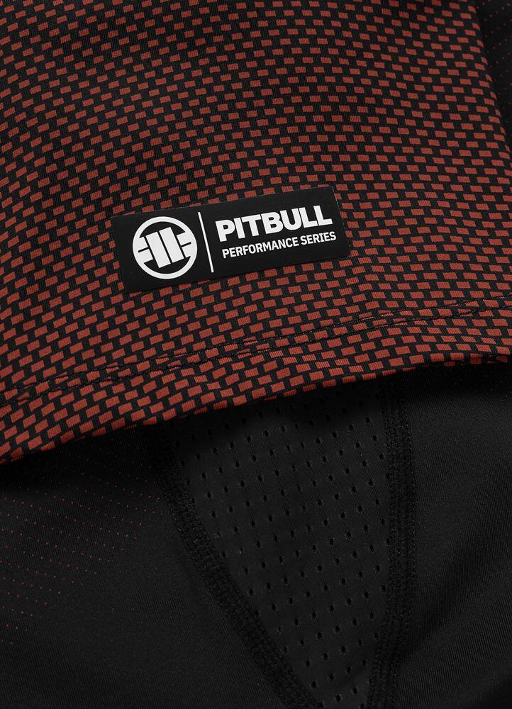 Męski krótki rashguard PITBULL techniczna sportowa koszulka RANKED 6/7