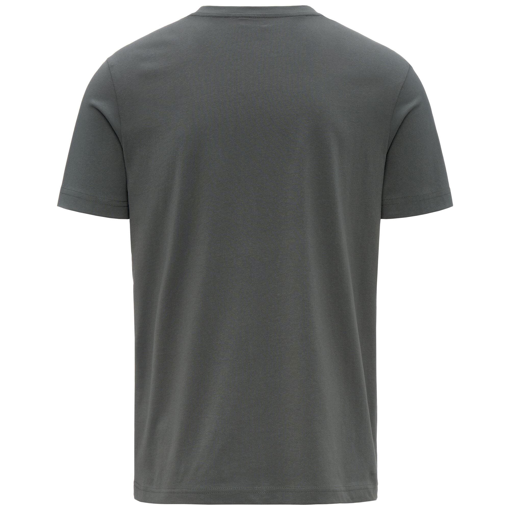 T-shirt da uomo in cotone verde da sportivo 3/3