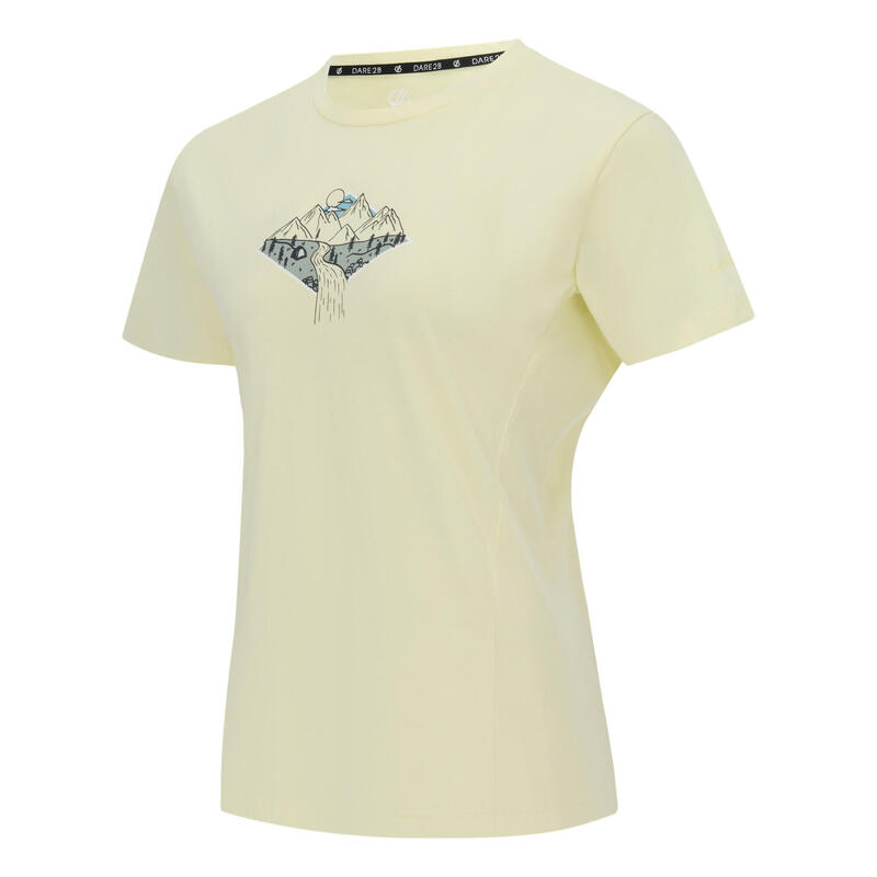 Tricou Drumeții În Natură Dare 2B Tranquility III Munte Femei