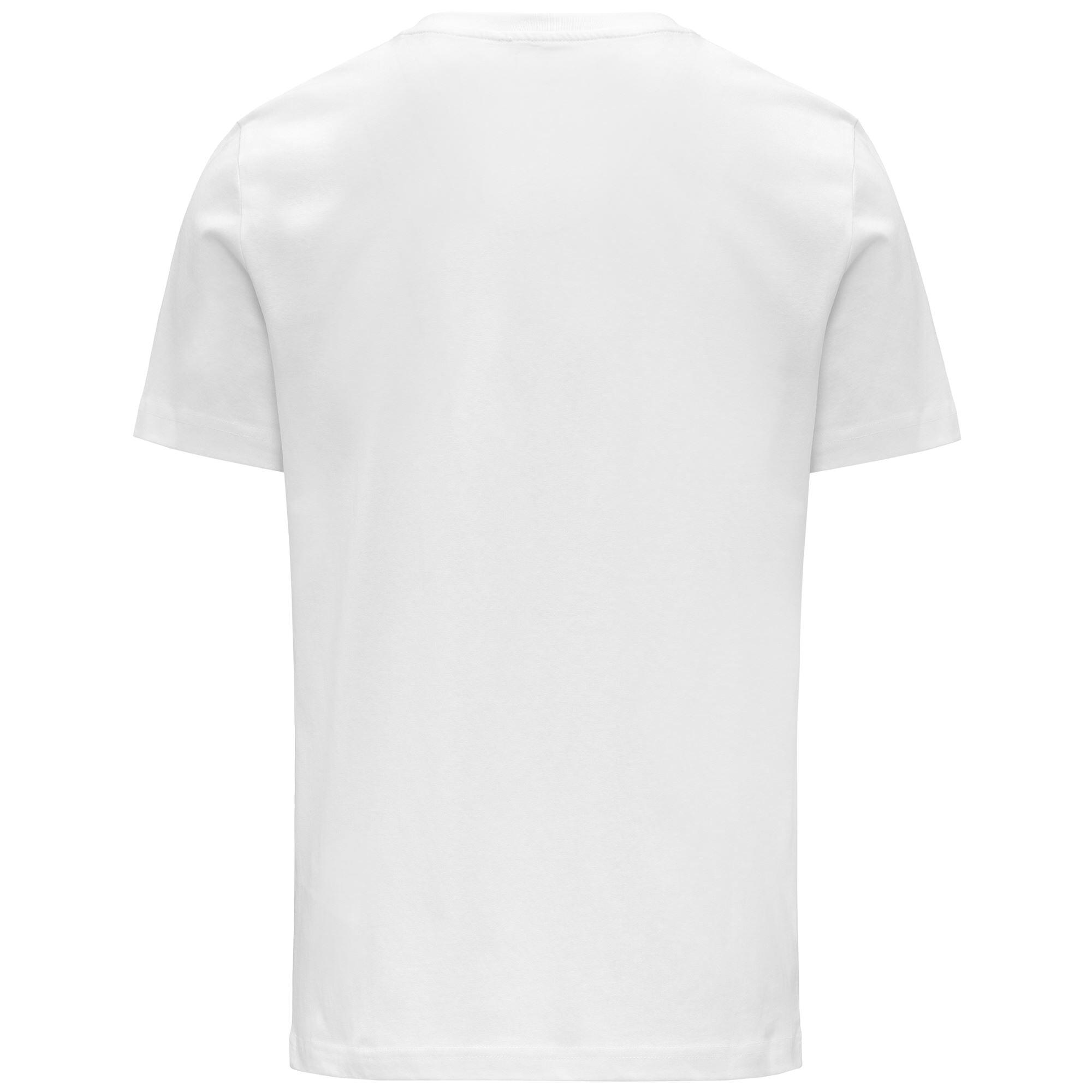 T-shirt da uomo in cotone bianco da sportivo 3/3