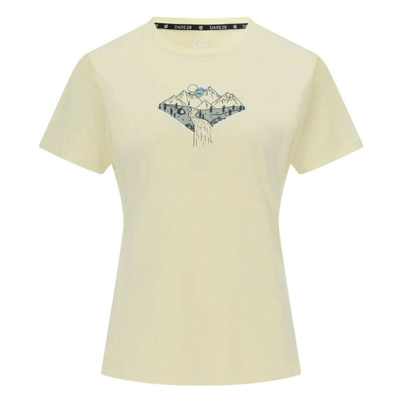 Tricou Drumeții În Natură Dare 2B Tranquility III Munte Femei