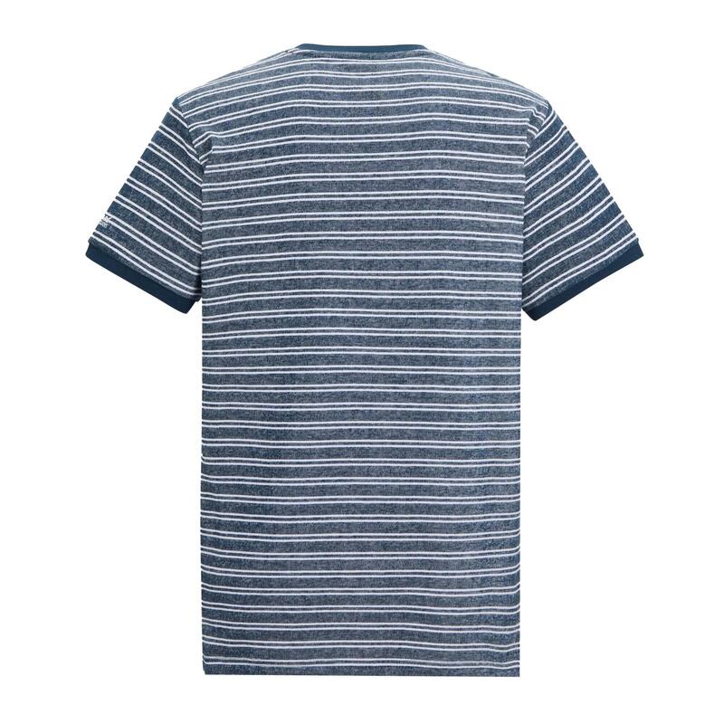 Tricou Drumeții În Natură Regatta Benlin In Dungi Bărbați