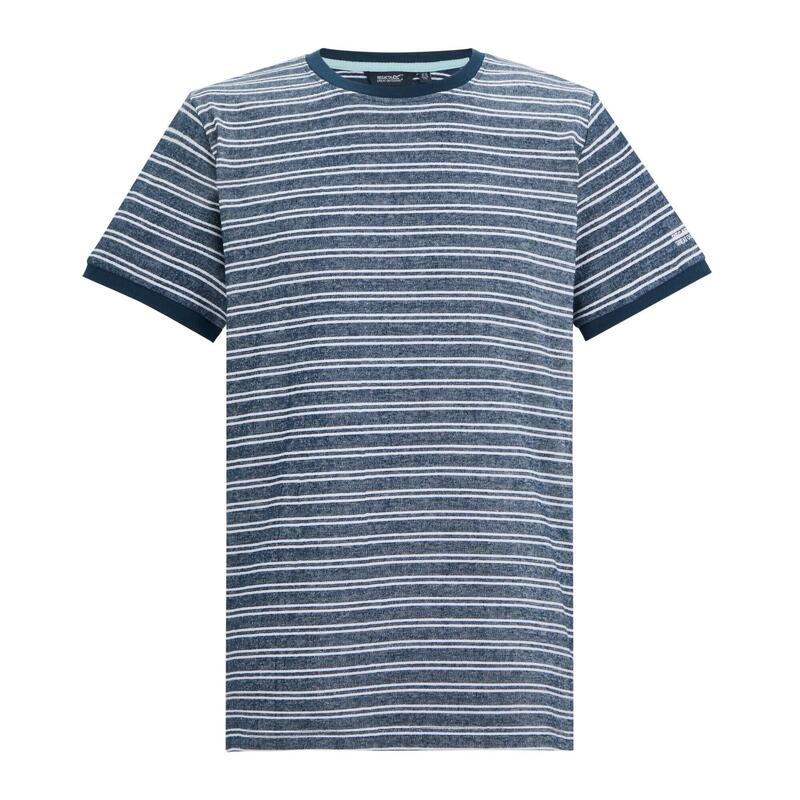 Tricou Drumeții În Natură Regatta Benlin In Dungi Bărbați