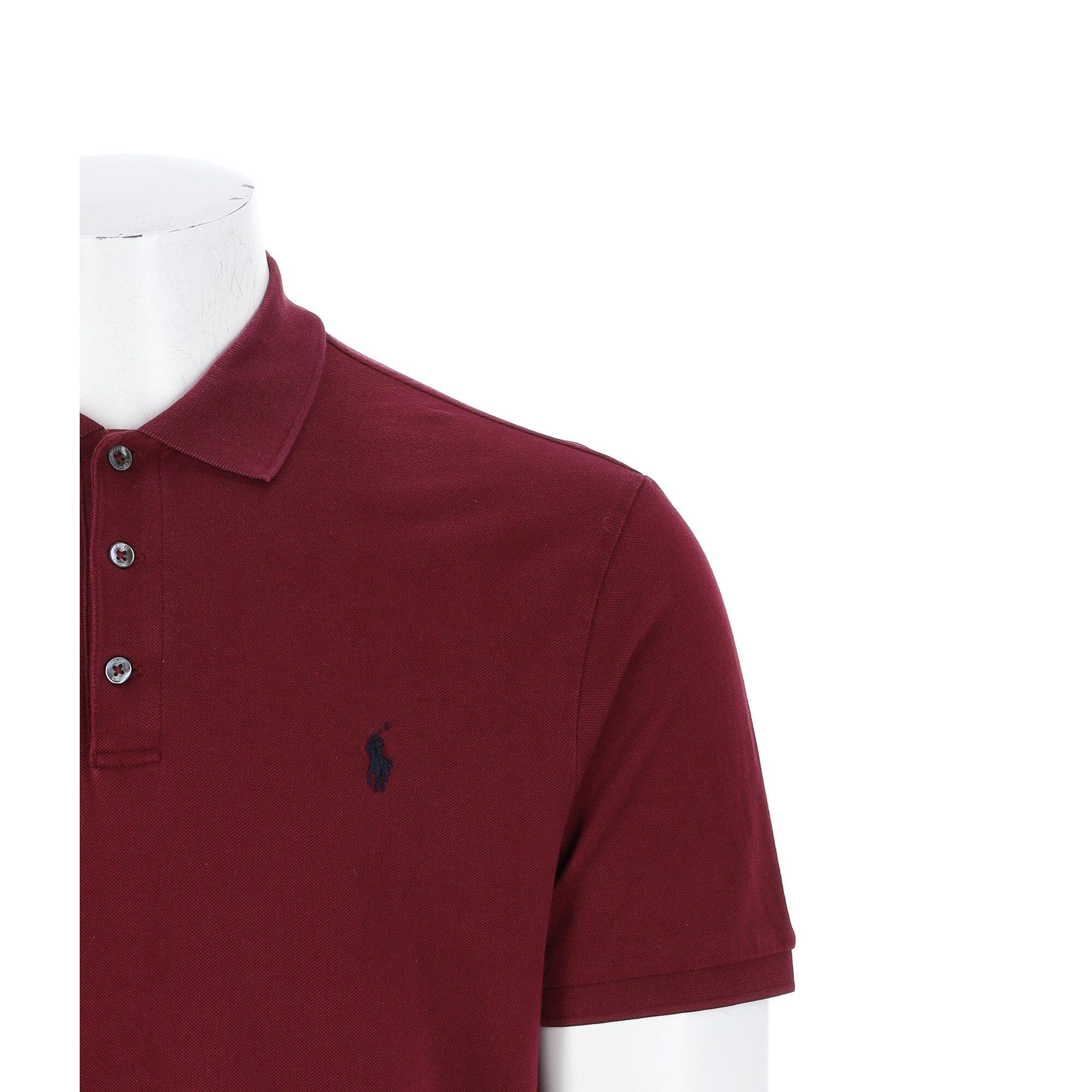 Tweedehands - Polo Ralph Lauren heren slim fit korte mouw polo - Als nieuw 6/7