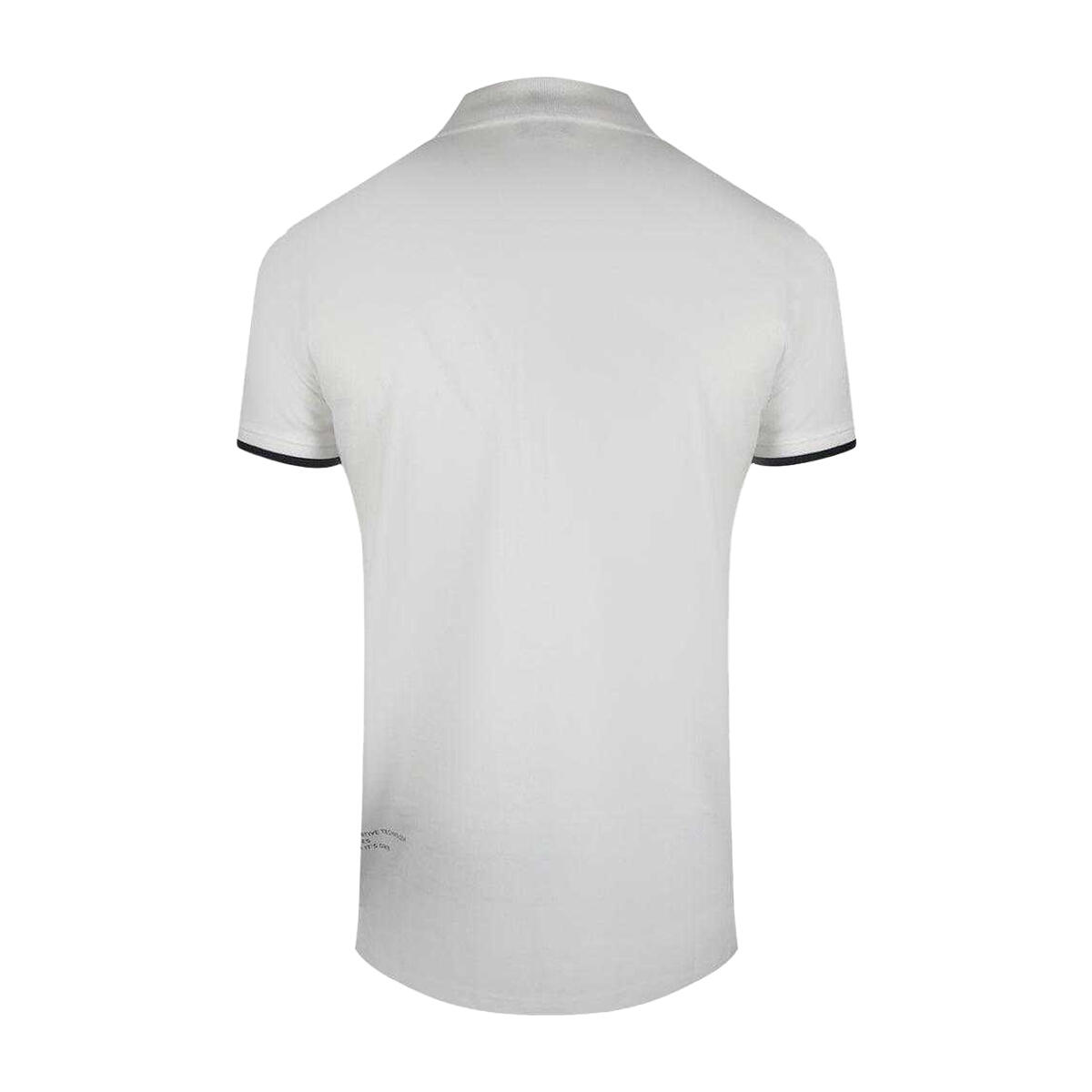 Mens Scratch Polo Shirt (White) 2/3