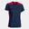 Maillot manches courtes Femme Joma Championship vi bleu marine rouge