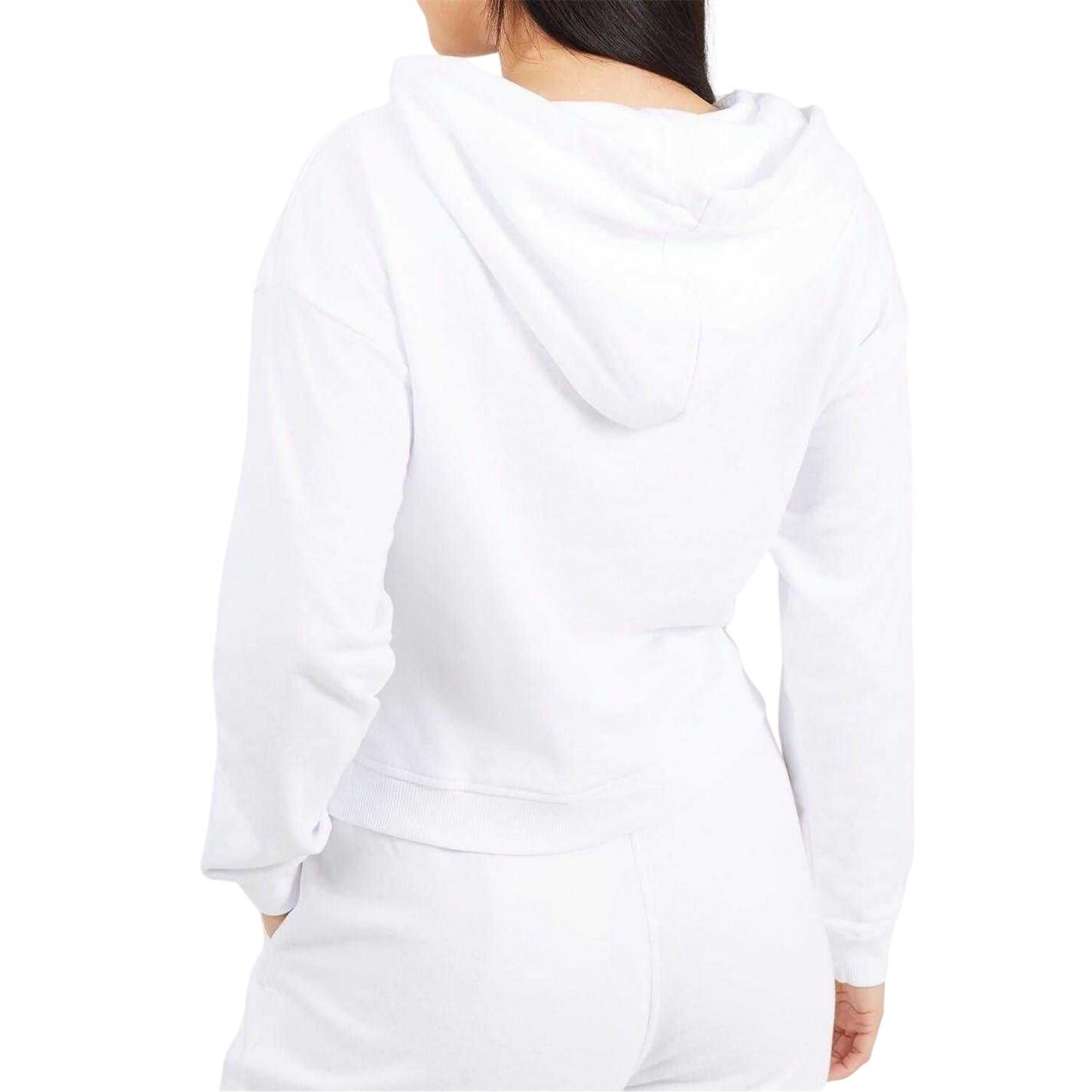 Kurzes Sweatshirt für Damen Weiß 3/4