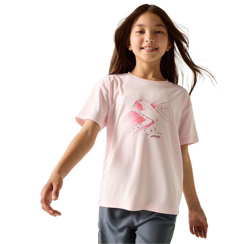 Childrens/Kids Aria Sunrise TShirt (Pink Haze)