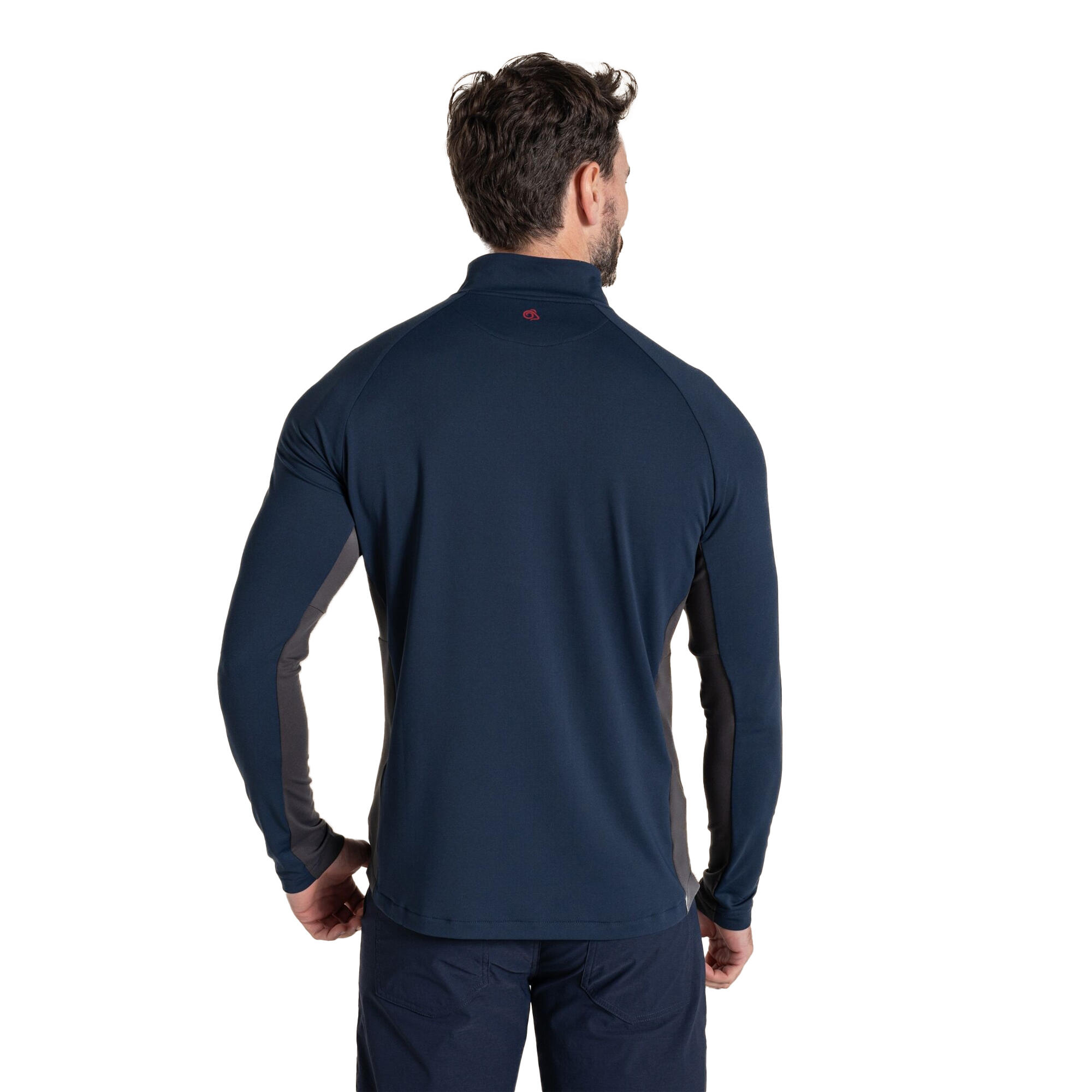 Haut Manches Longues De Golf GOSWICK Homme (Bleu Marine) 3/5