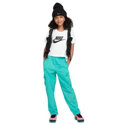 Tshirt Motif/style Swoosh FUTURA Enfant (Blanc / Noir)