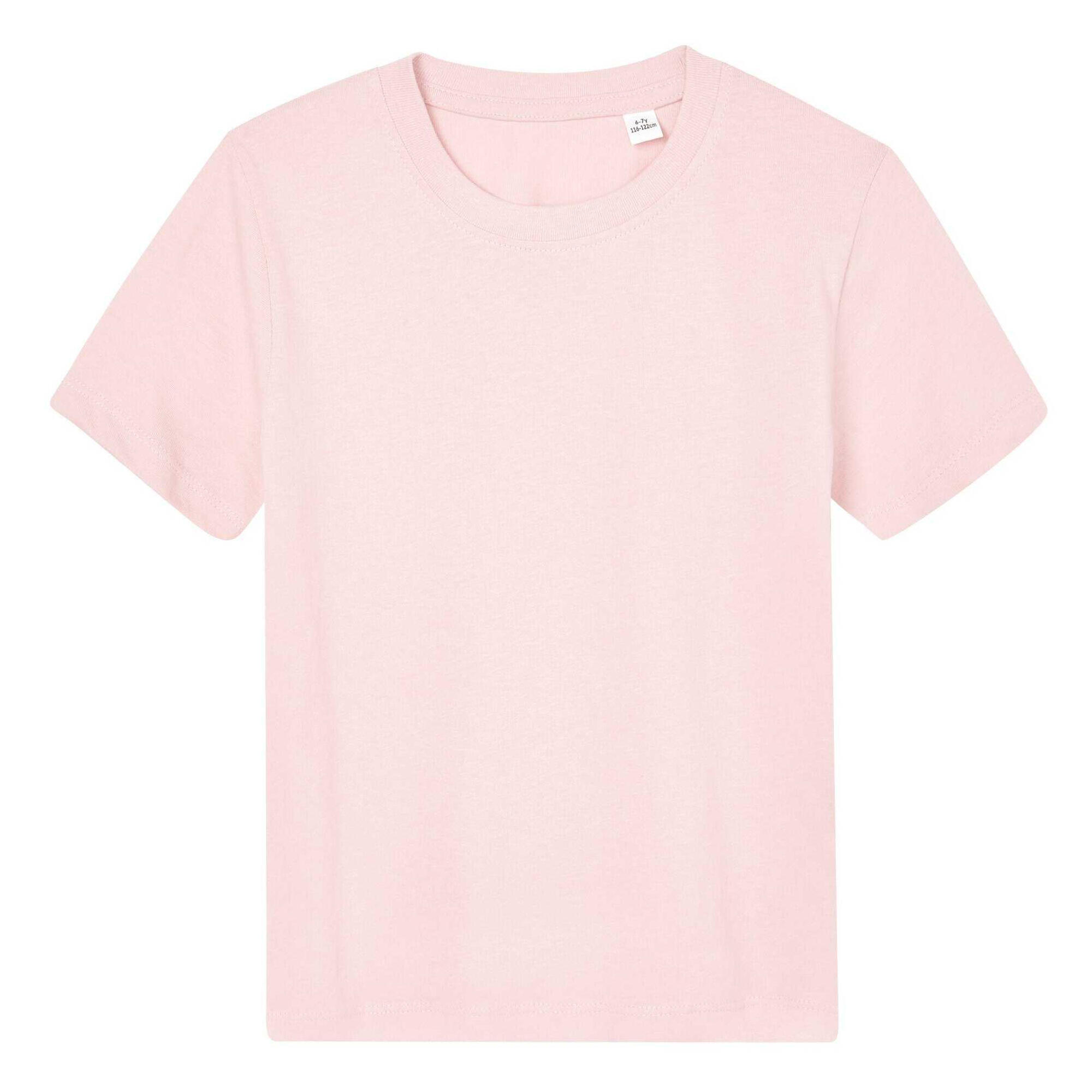 "Essential" TShirt für , Baumwolle aus biologischem Anbau Kinder Hellrosa 2/2