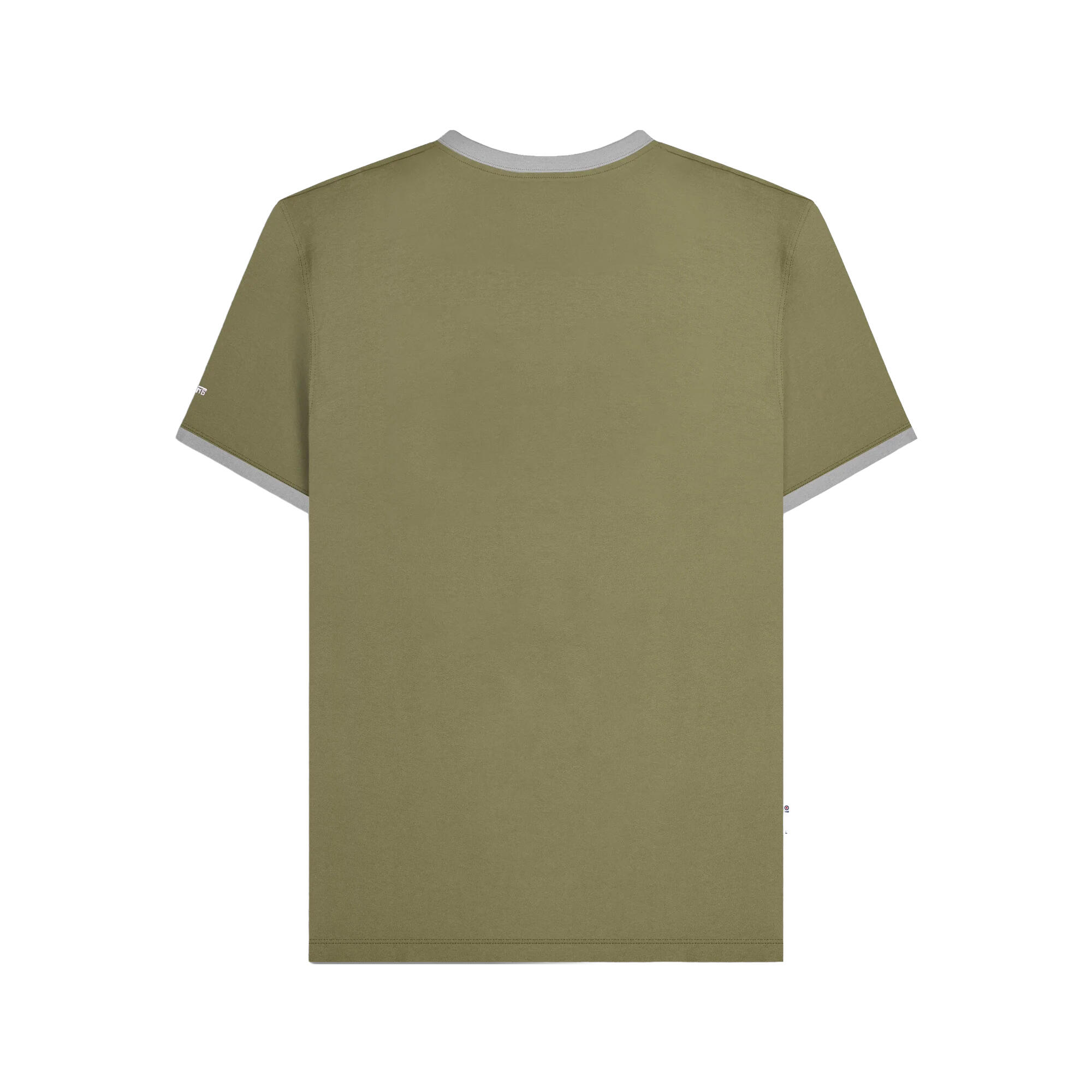 TShirt RingerStil für Herren Khakigrün/Grau 3/3