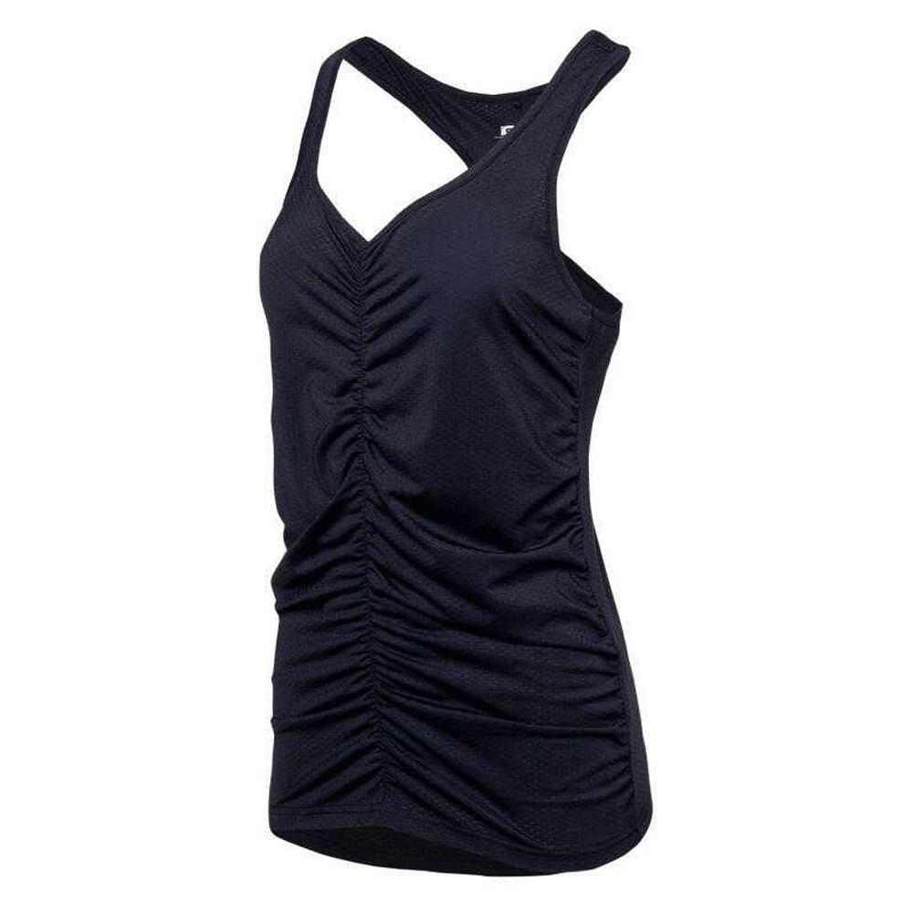 Débardeur Sans Manches Motif/style Ruché ILAOS Femme (Noir) 3/3
