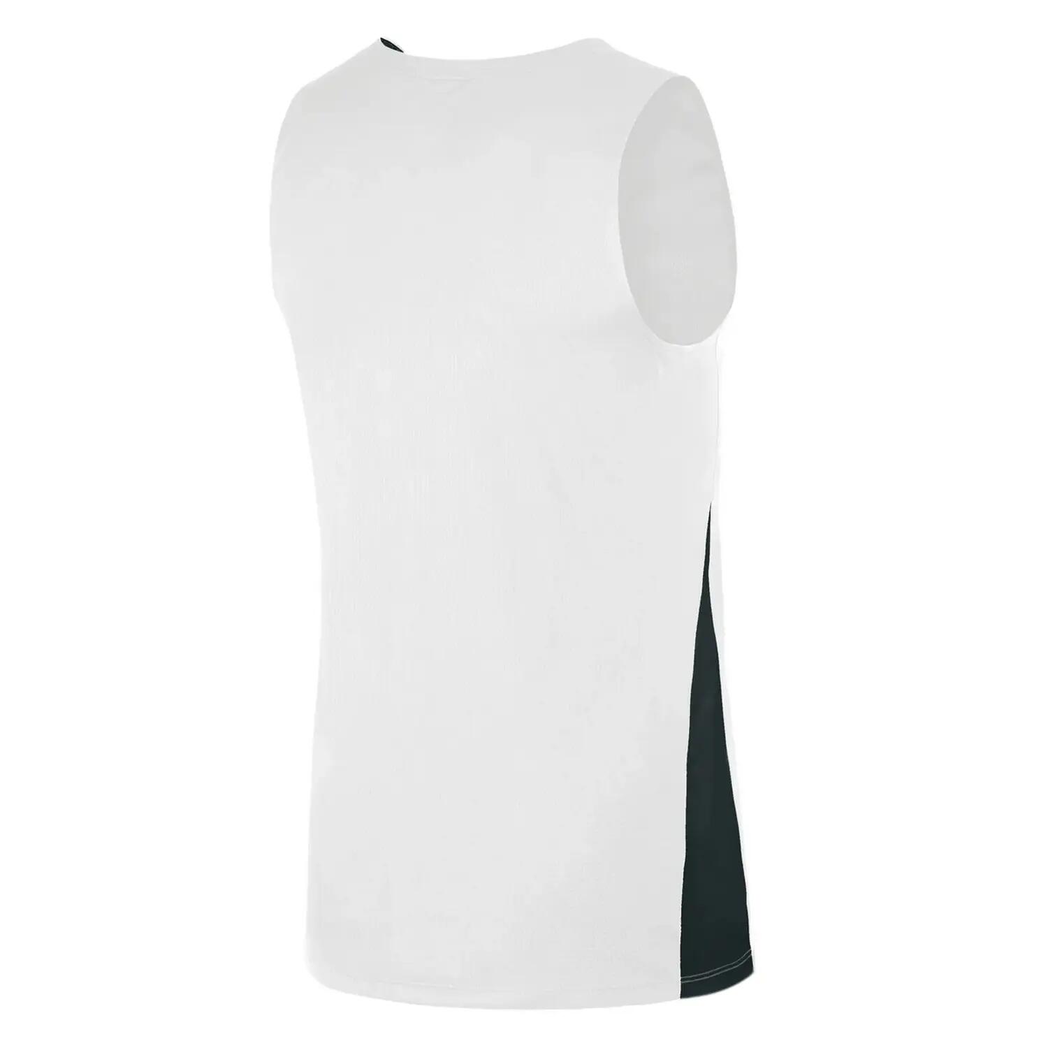 Maglia Pannello A Contrasto Senza Maniche Donna Nike Bianco Nero 3/3
