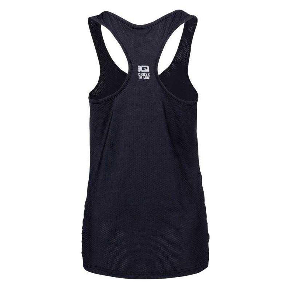 Débardeur Sans Manches Motif/style Ruché ILAOS Femme (Noir) 2/3