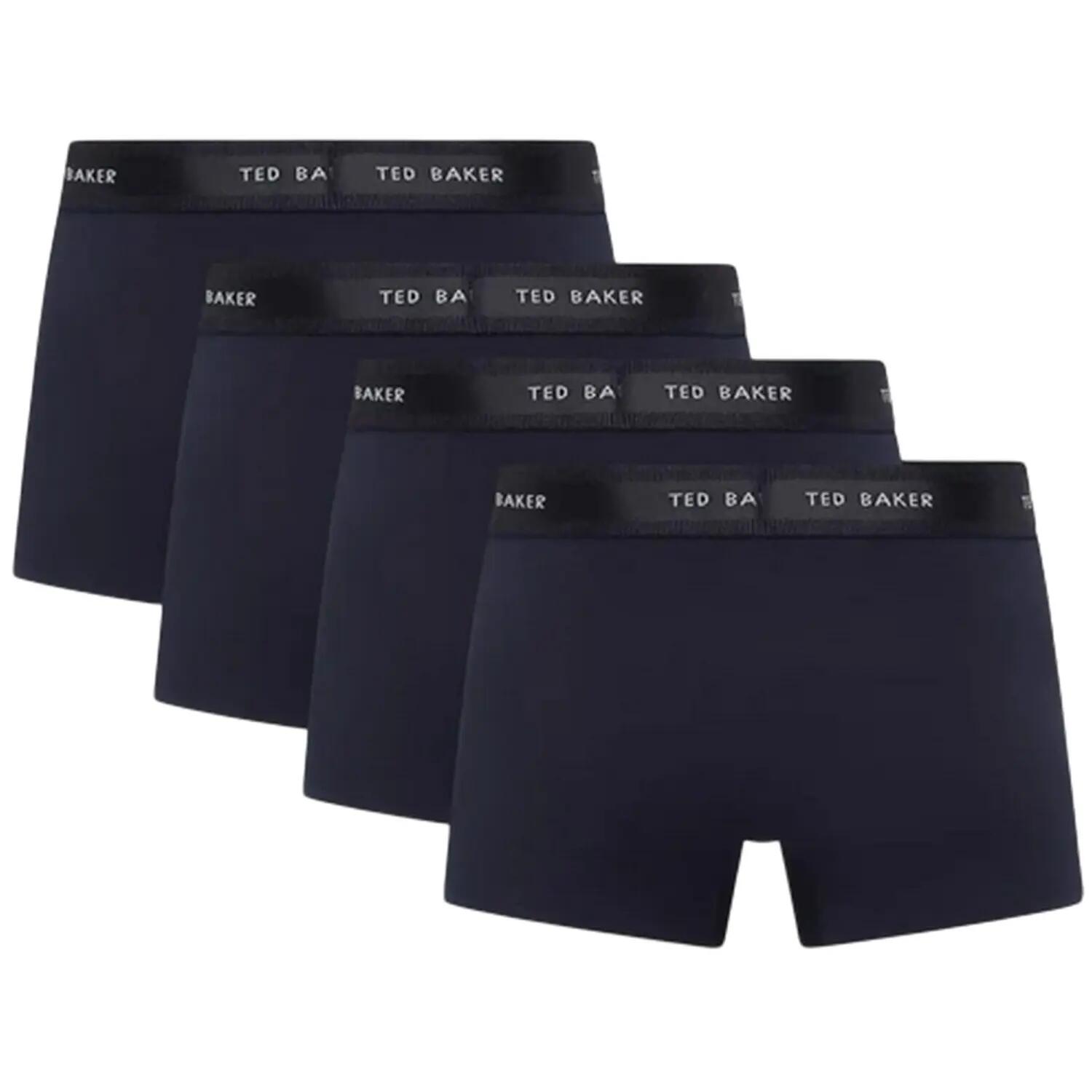 Boxer Semplice Uomo Misura Confezione 4 Ted Baker Blu Navy 2/3