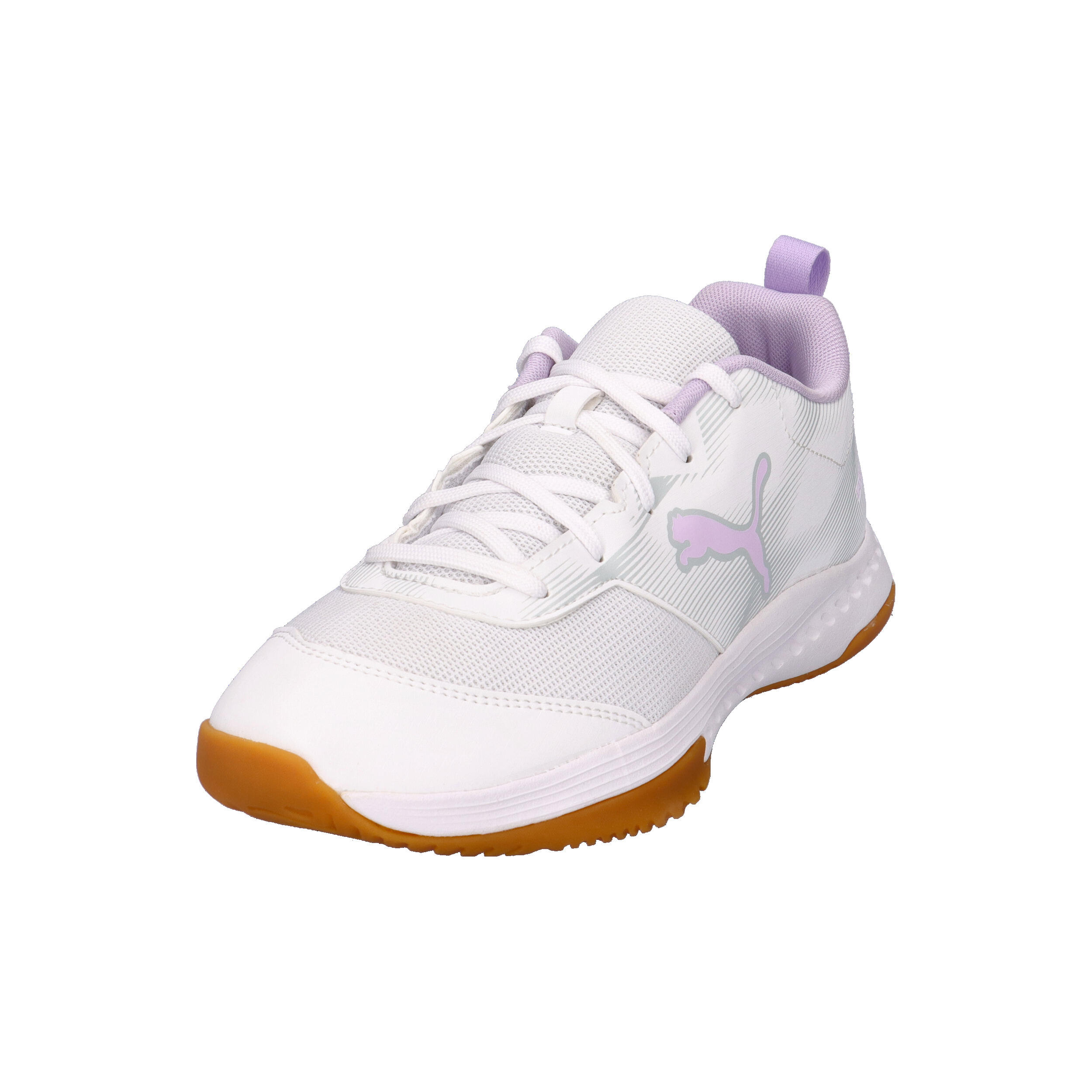Puma Kinder Hallenschuh Varion 3  Jr 109097 04 Puma White Lavender 9/15
