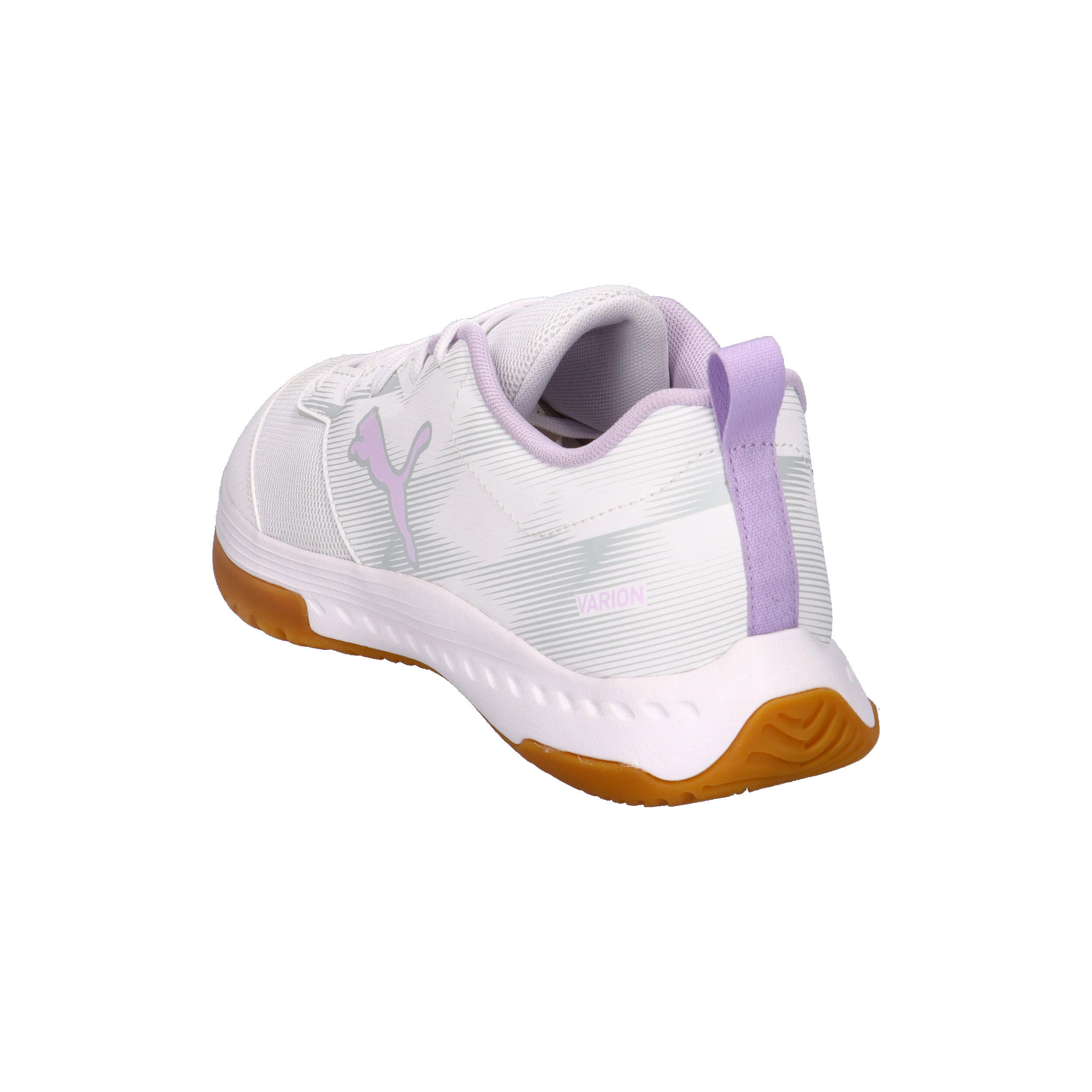 Puma Kinder Hallenschuh Varion 3  Jr 109097 04 Puma White Lavender 12/15