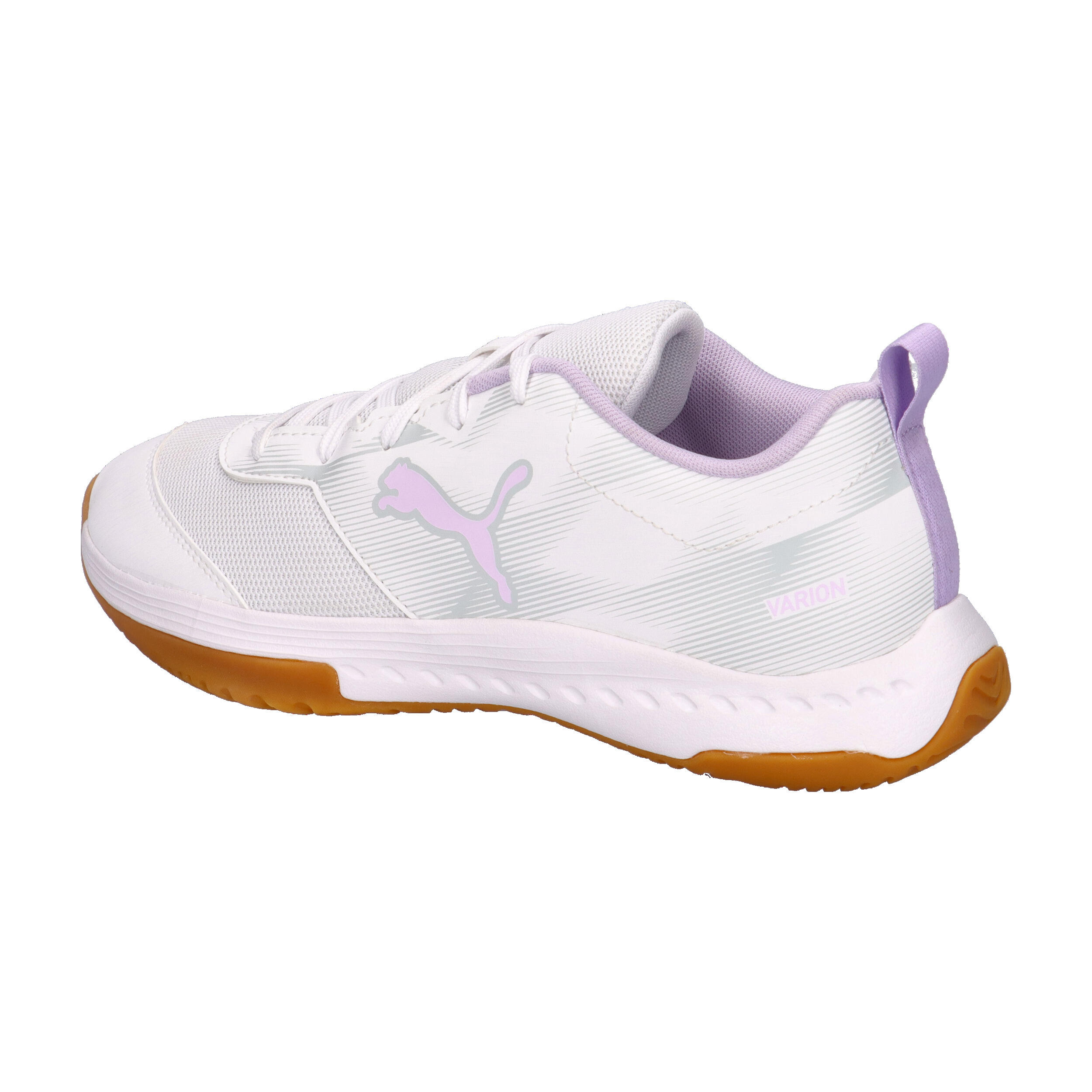 Puma Kinder Hallenschuh Varion 3  Jr 109097 04 Puma White Lavender 11/15