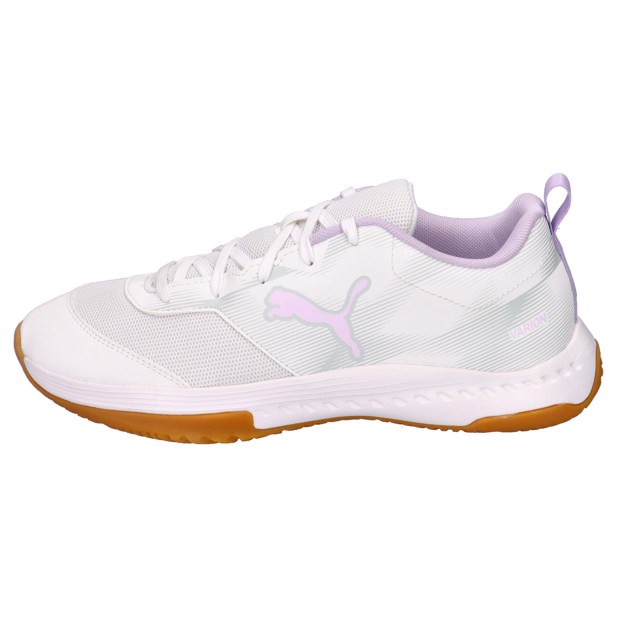 Puma Kinder Hallenschuh Varion 3  Jr 109097 04 Puma White Lavender 10/15