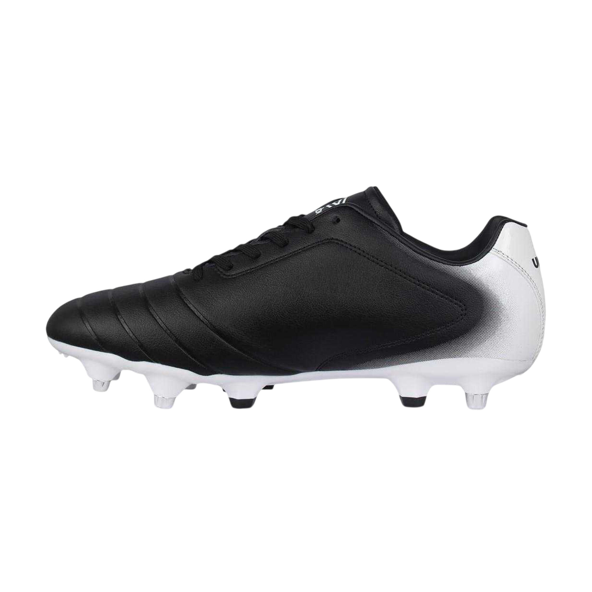 Unisex Adult Calcio Black and White Soft Ground Football Boots (Black/White) 3/4