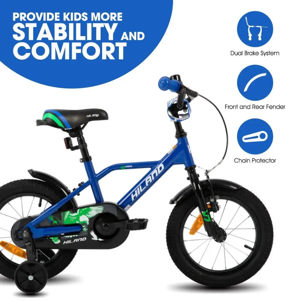 Jongen fiets kinderfiets 12/14/16/20", zijwieltjes, dubbele remmen, 3-10 jaar 3/6