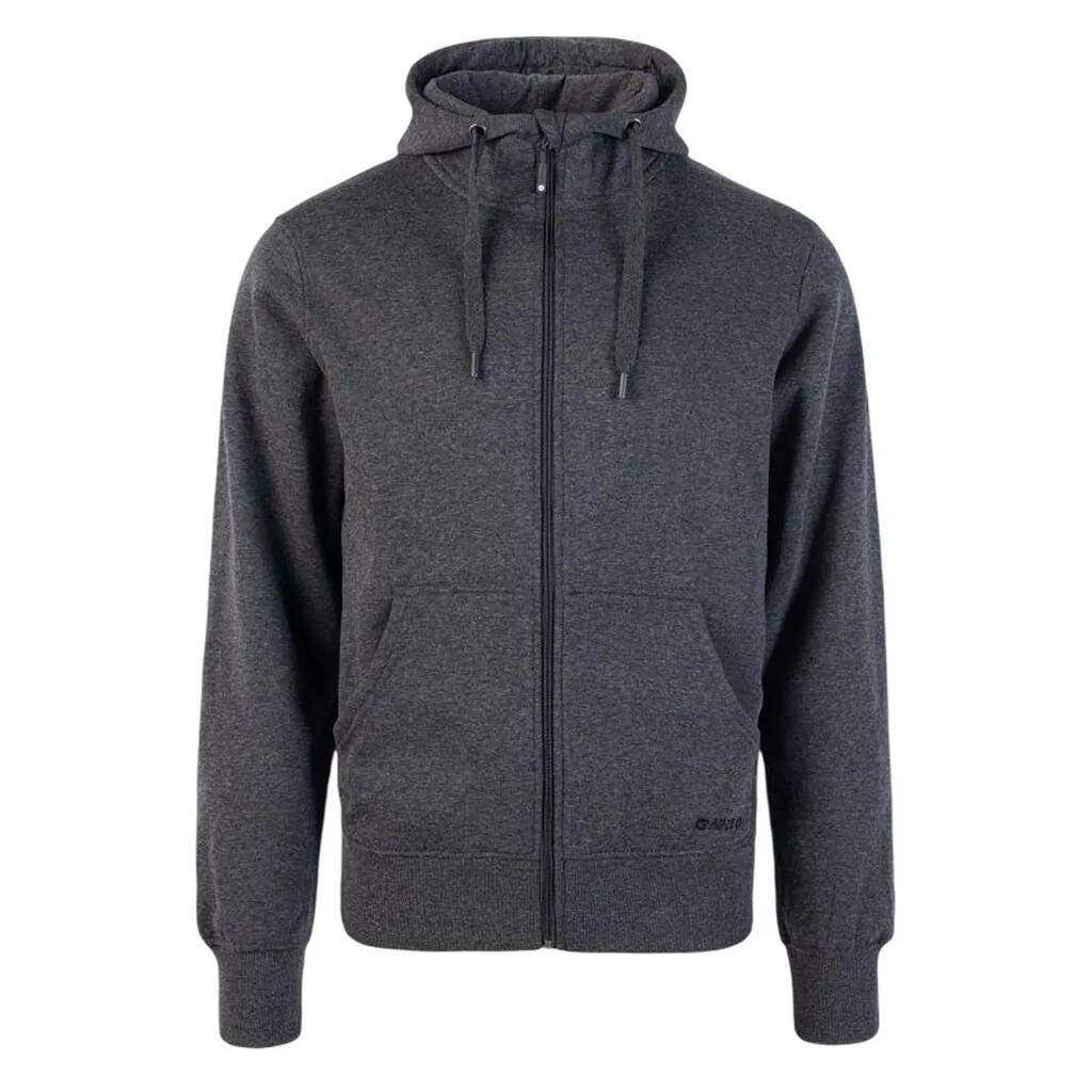 Mens Silian II Full Zip Hoodie (Black/Grey/Silver)